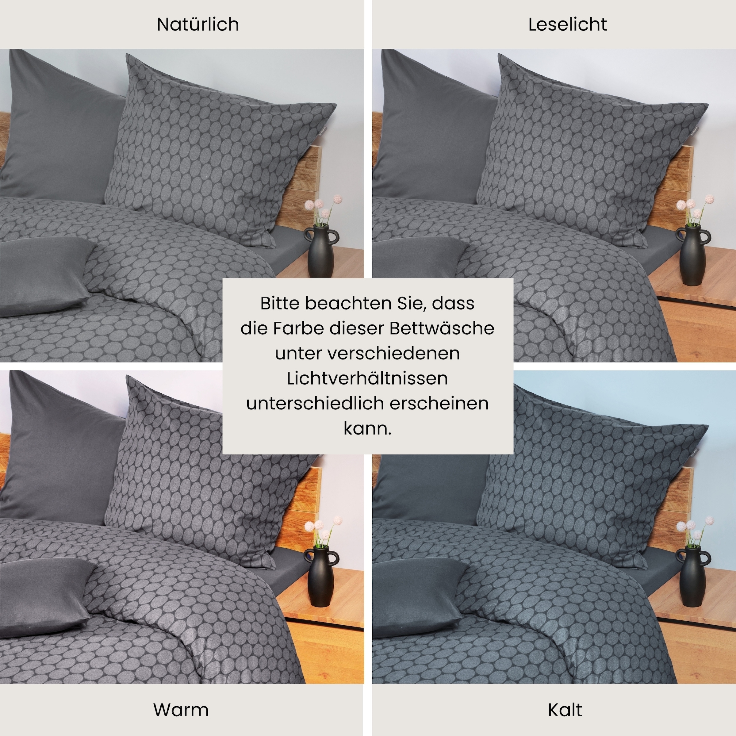 Schiesser Bettwäsche »Drops aus weicher Baumwolle mit modernem Grafikprint«, MADE IN GREEN by OEKO-TEX®-zertifiziert
