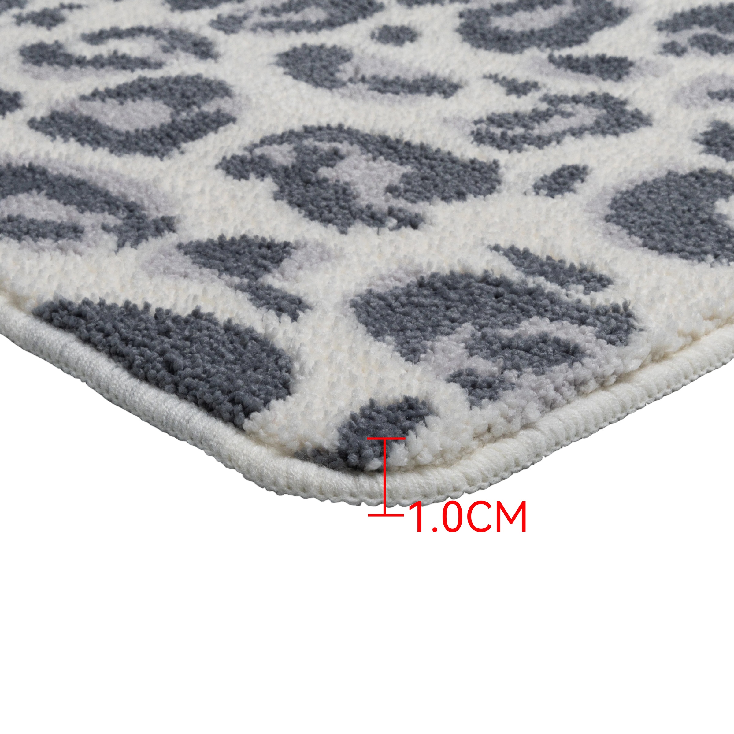 OTTO home Badematte »Regona Leo, Badvorleger, Badezimmer Teppich, Duschvorleger« Höhe 10 mm rutschhemmend beschichtet fußbodenheizungsgeeignet | schnell trocknend Leoparden-Muster, Animal Print, modern