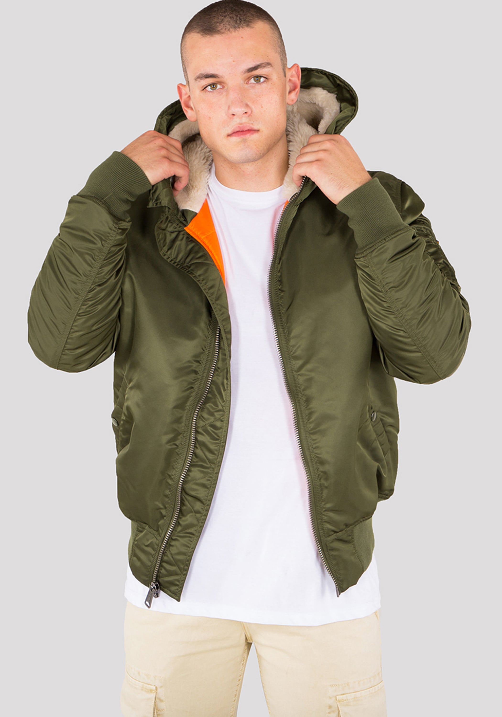 Alpha Industries Bomberjacke »Alpha Industries Men - Bomber Jackets MA-1 Hooded«