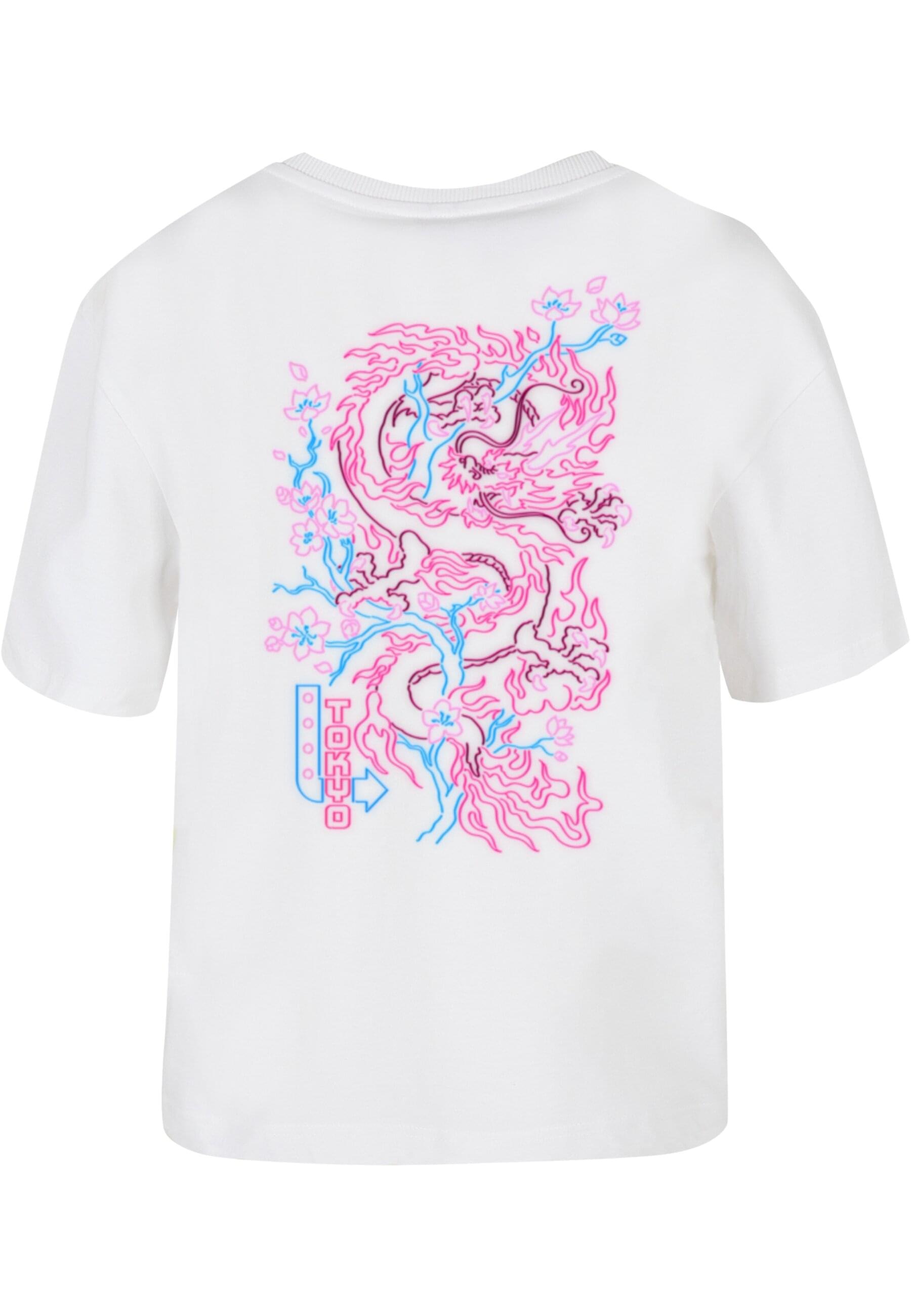 Miss Tee T-Shirt "Miss Tee Damen Tokyo Dragon Neon Tee" 1 Stk. tlg. günstig online kaufen