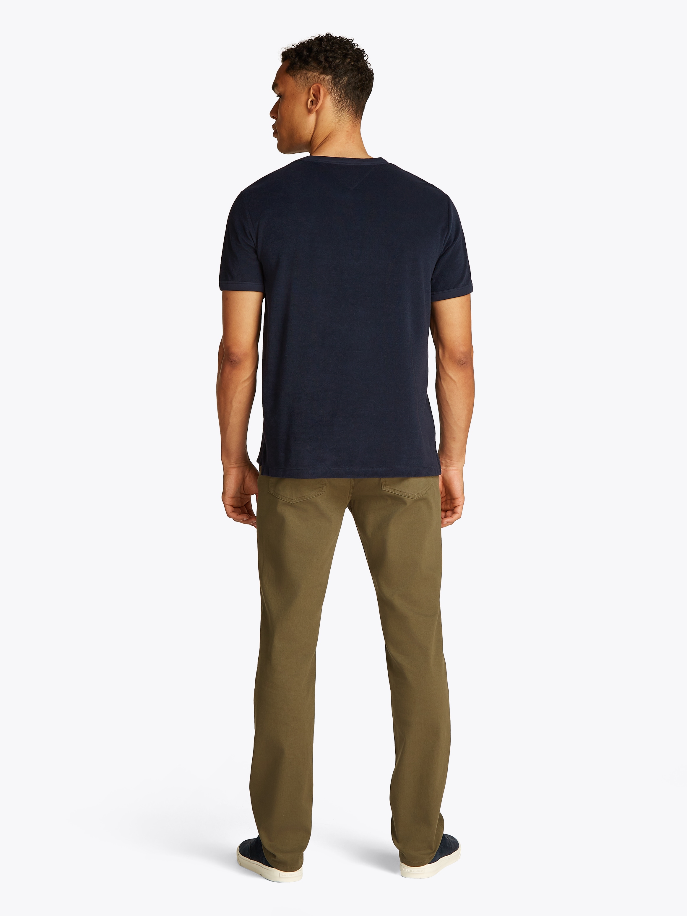 Tommy Hilfiger T-Shirt »TERRY TOWELLING TEE«, aus Frottee Samt