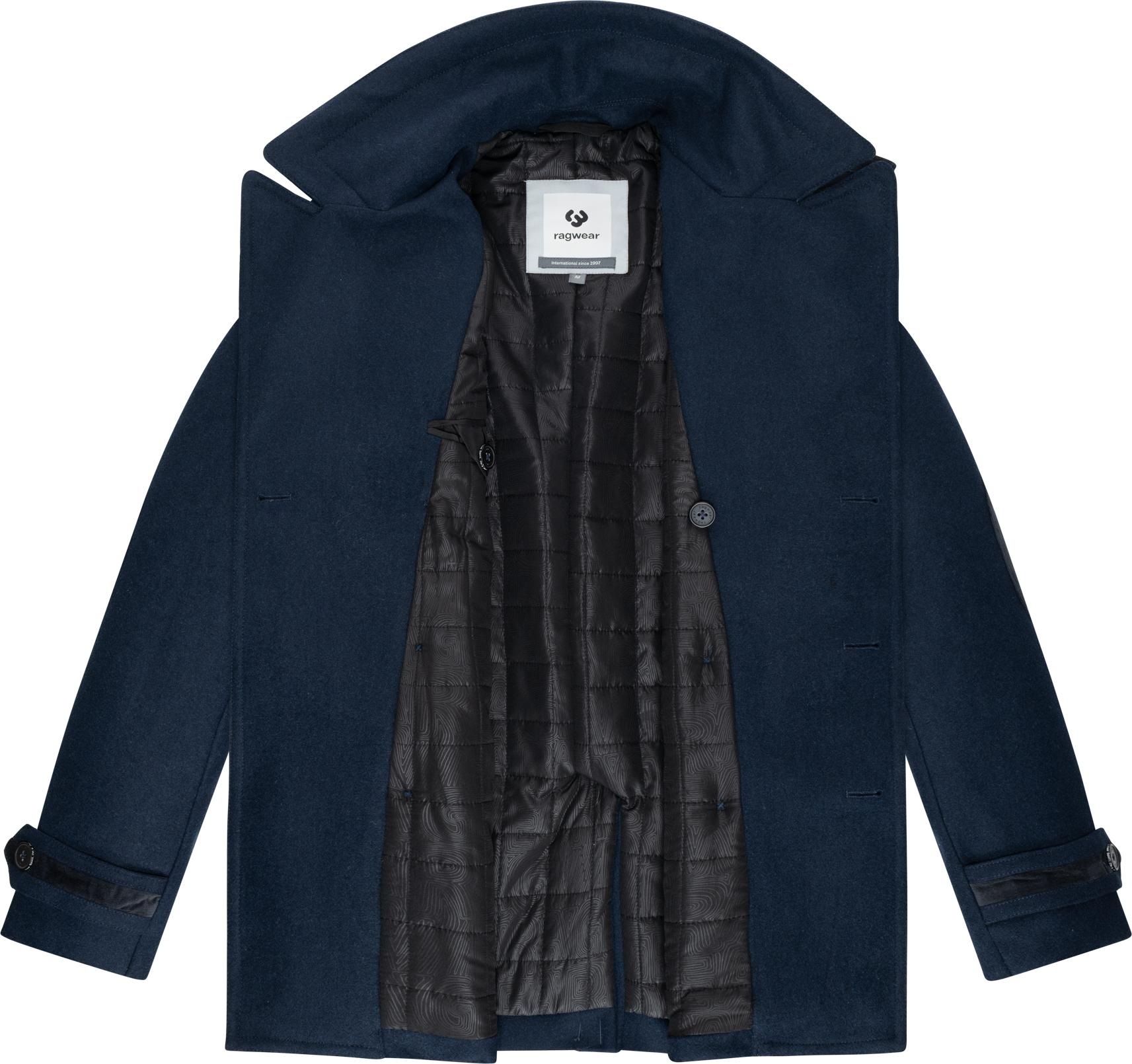 Ragwear Kurzmantel »Parr YOUMODO« klassischer Herren Wintermantel mit Reverskragen