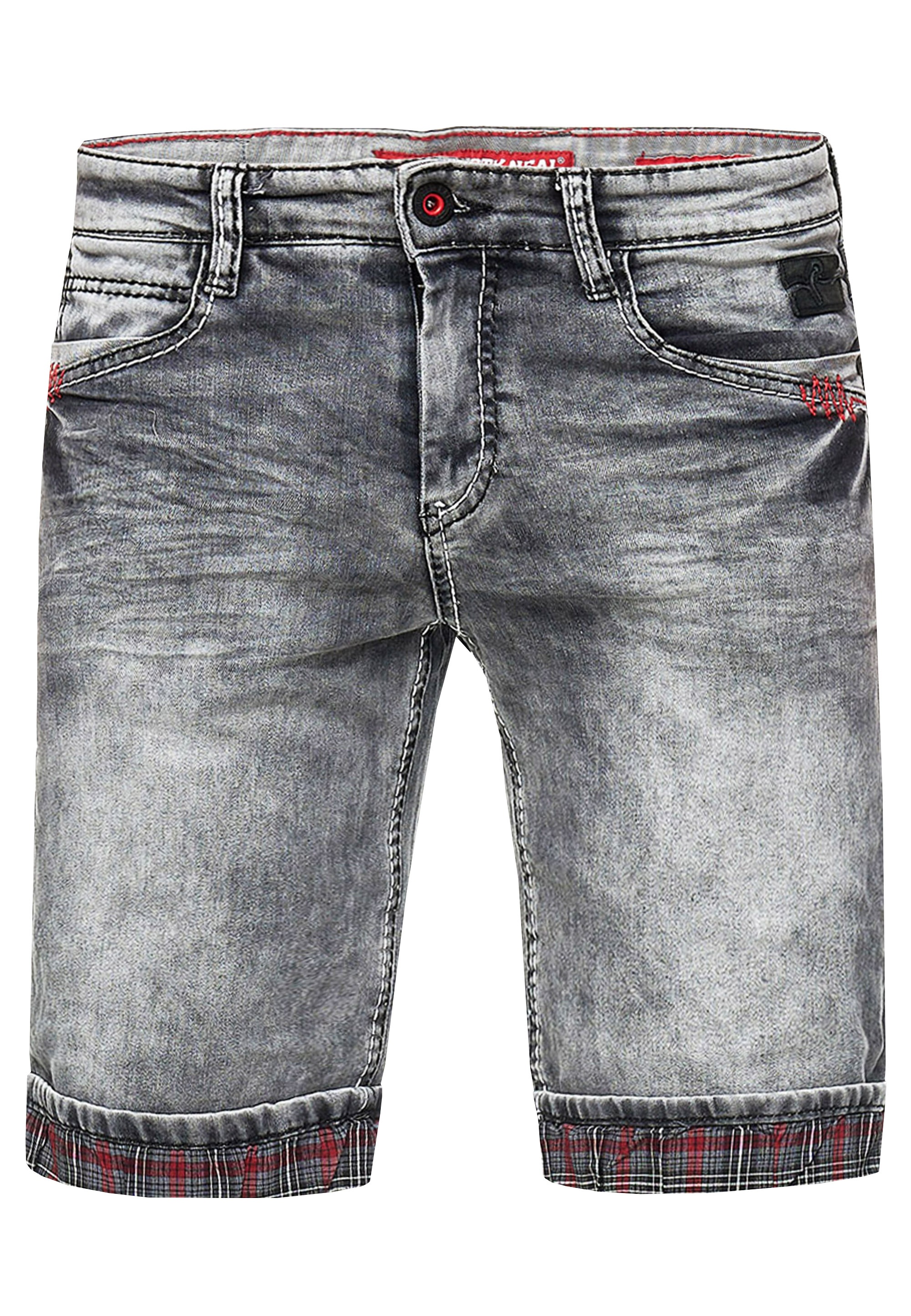 Rusty Neal Shorts »Karsley«, mit kariertem Umschlag