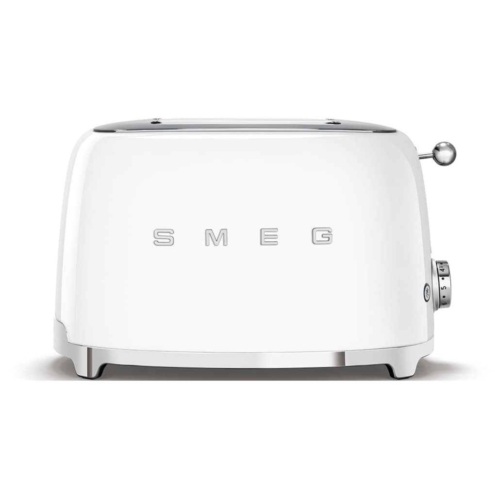 Smeg Toaster »TSF01WHEU«, 2 kurze Schlitze, für 2 Scheiben, 950 W