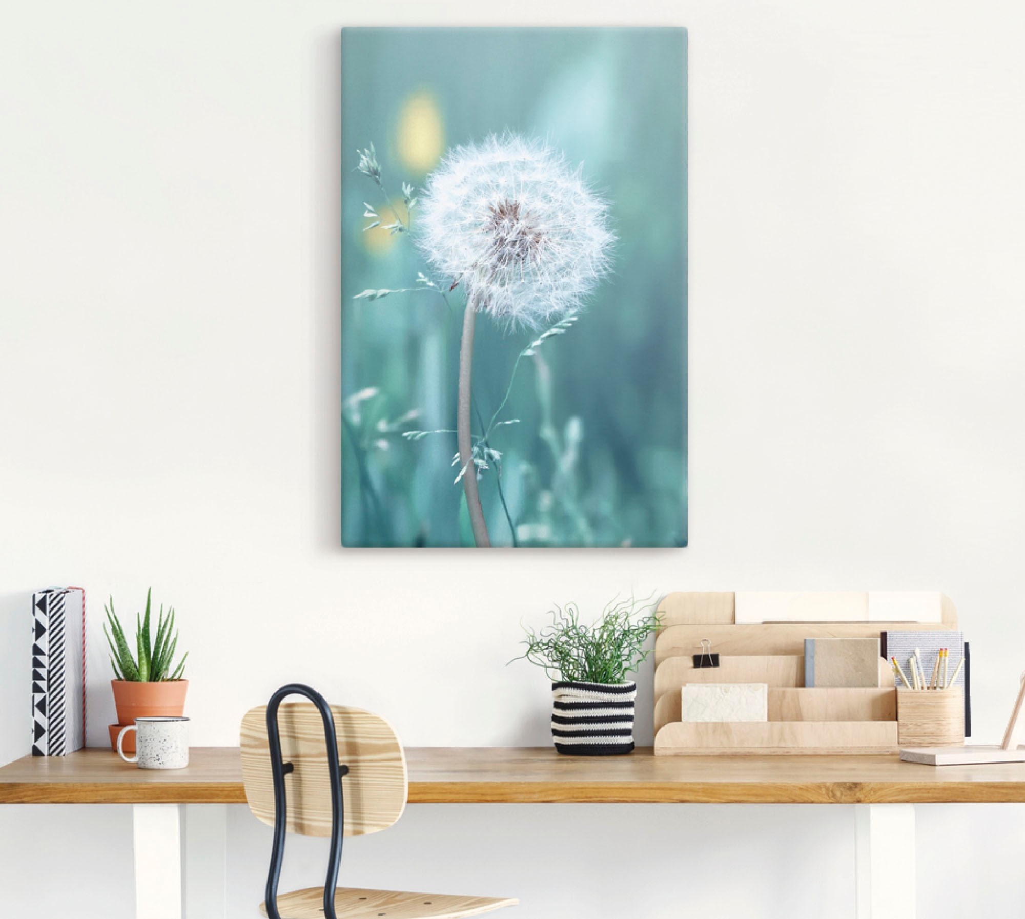 Artland Wandbild »Pusteblume«, Blumen, (1 St.), als Leinwandbild, Poster, Wandaufkleber in verschied. Größen