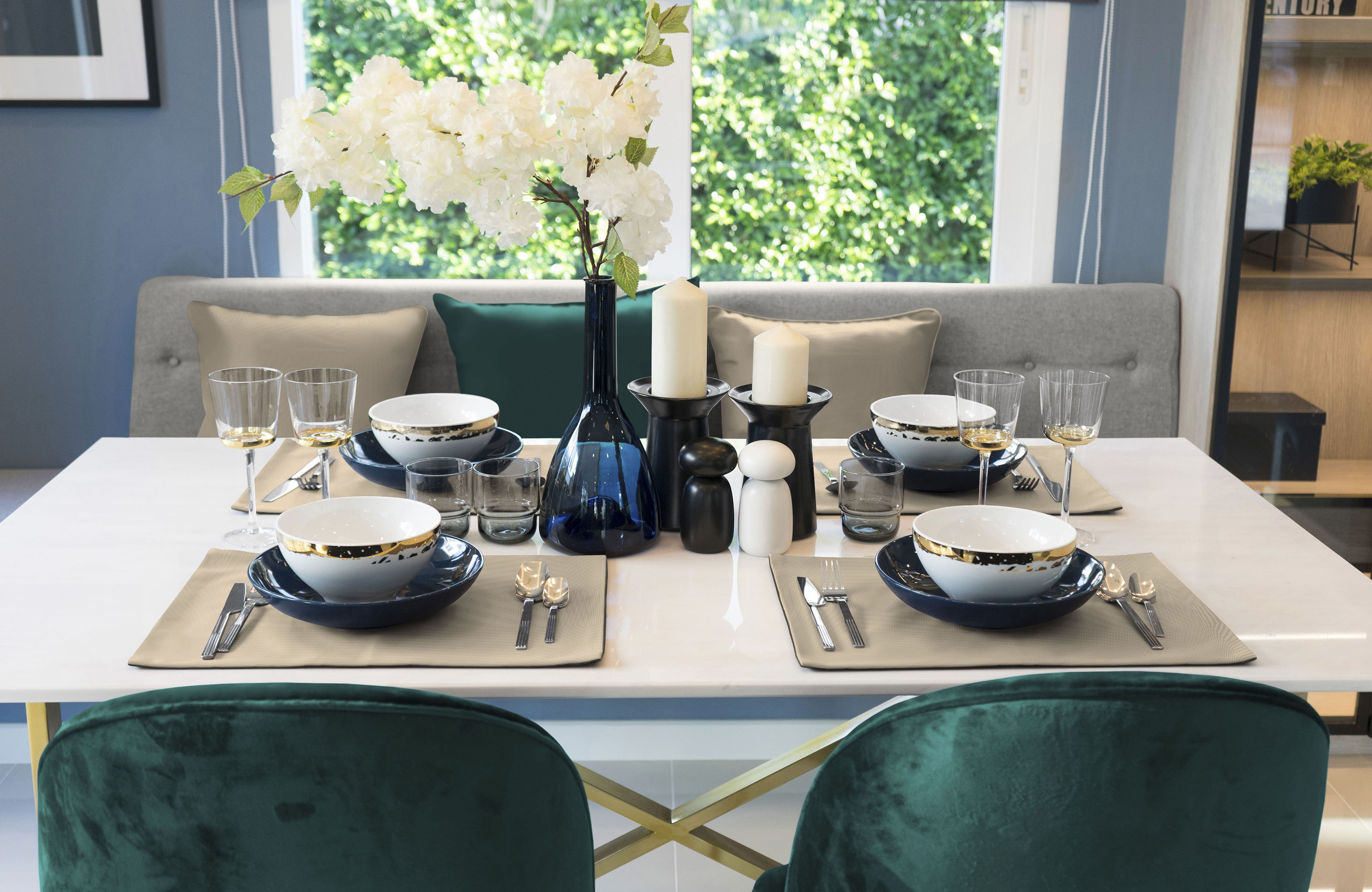 Adam Platzset "Uni Collection" GOTS zertifiziert, Made in Germany