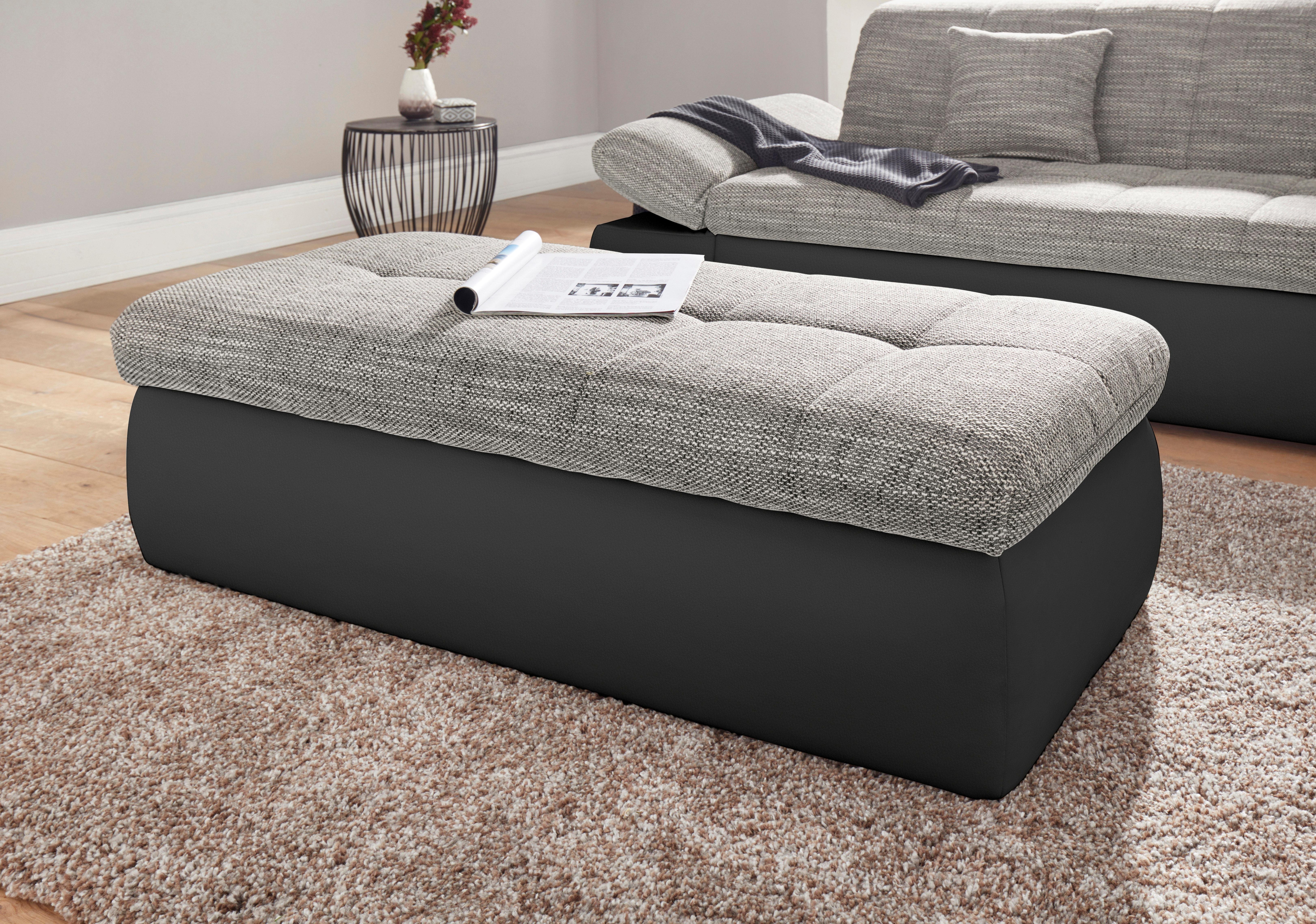 DOMO collection Hocker "PB MORIC praktisches Staufach unter der Sitzfläche, B/T 136/64cm" inklisive Staufach