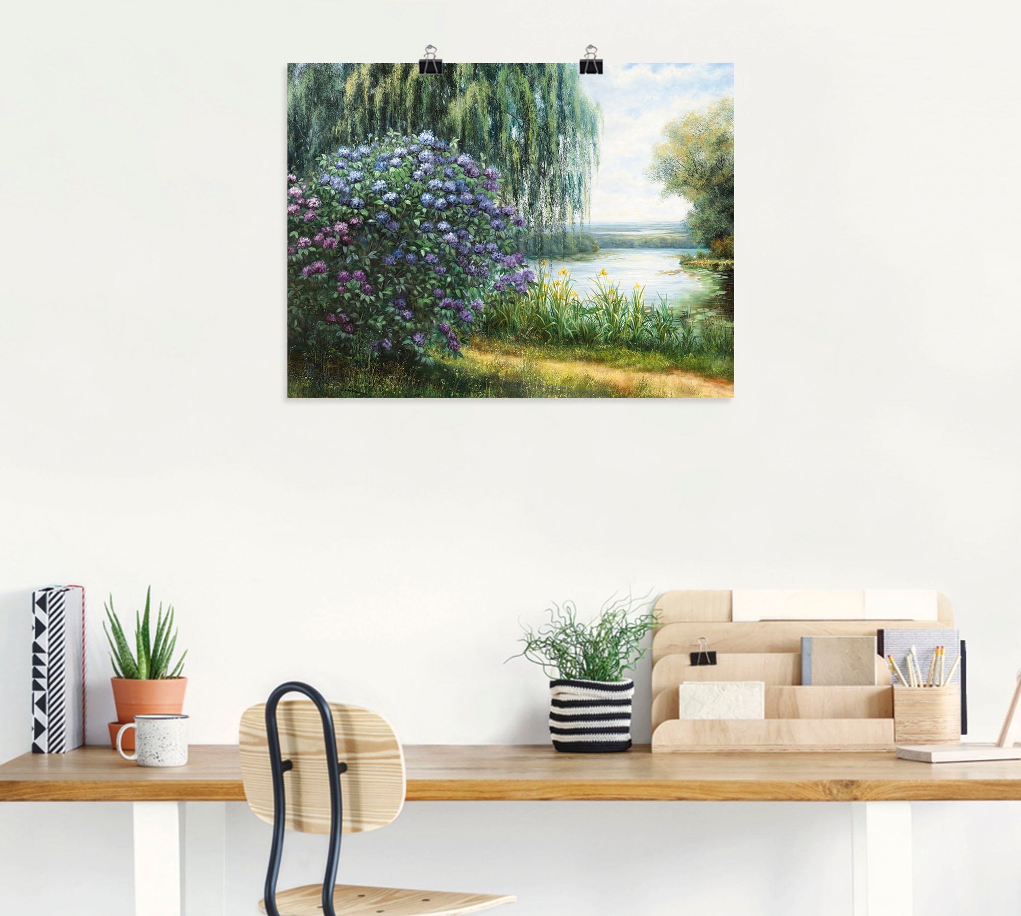 Artland Wandbild »Am See«, Seebilder, (1 St.), als Leinwandbild, Poster in verschied. Größen