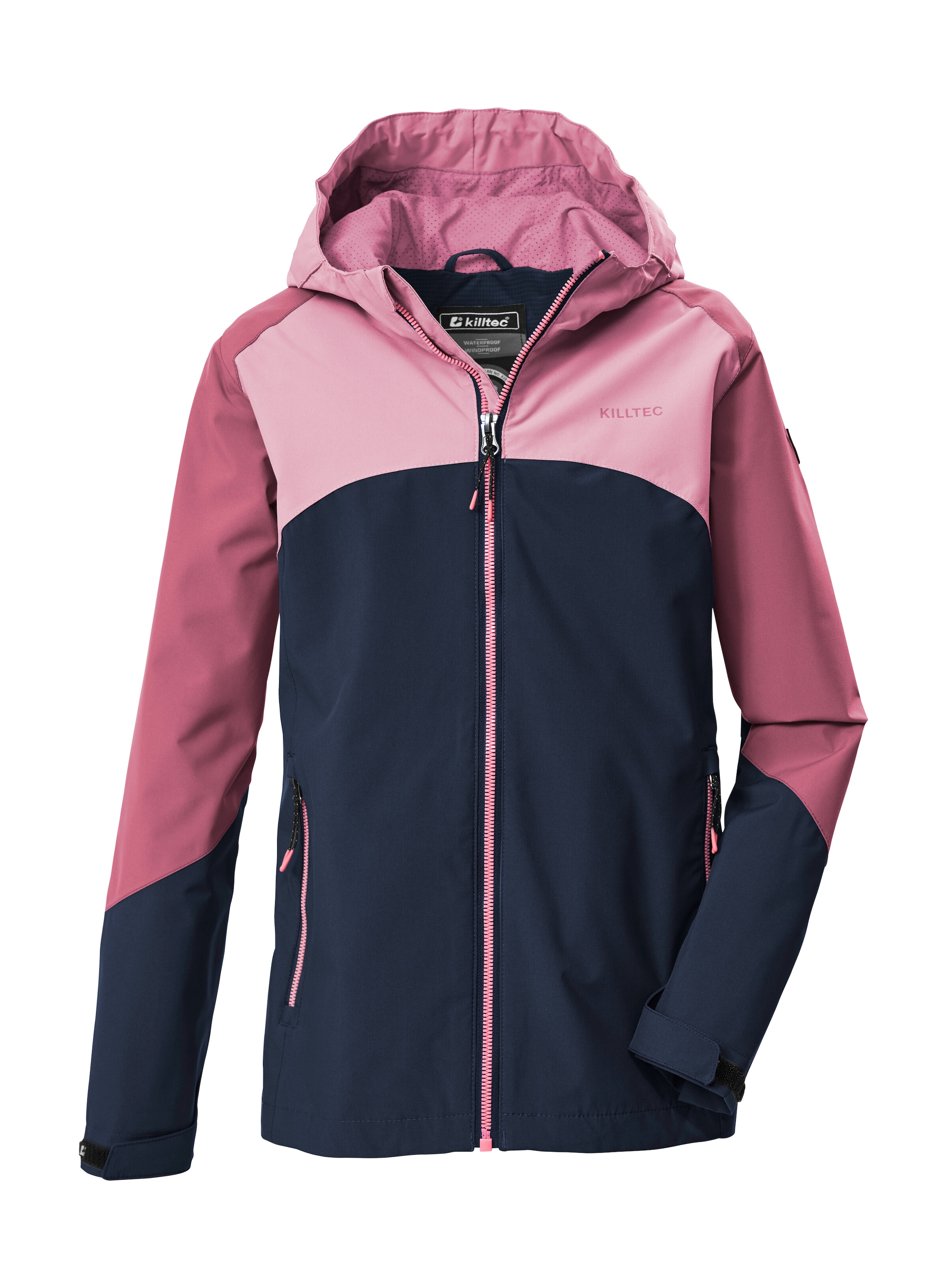 Killtec Funktionsjacke "KOS 158 GRLS JCKT" Wind- und wasserdichte Mädchenjacke mit Teflon EcoElite™