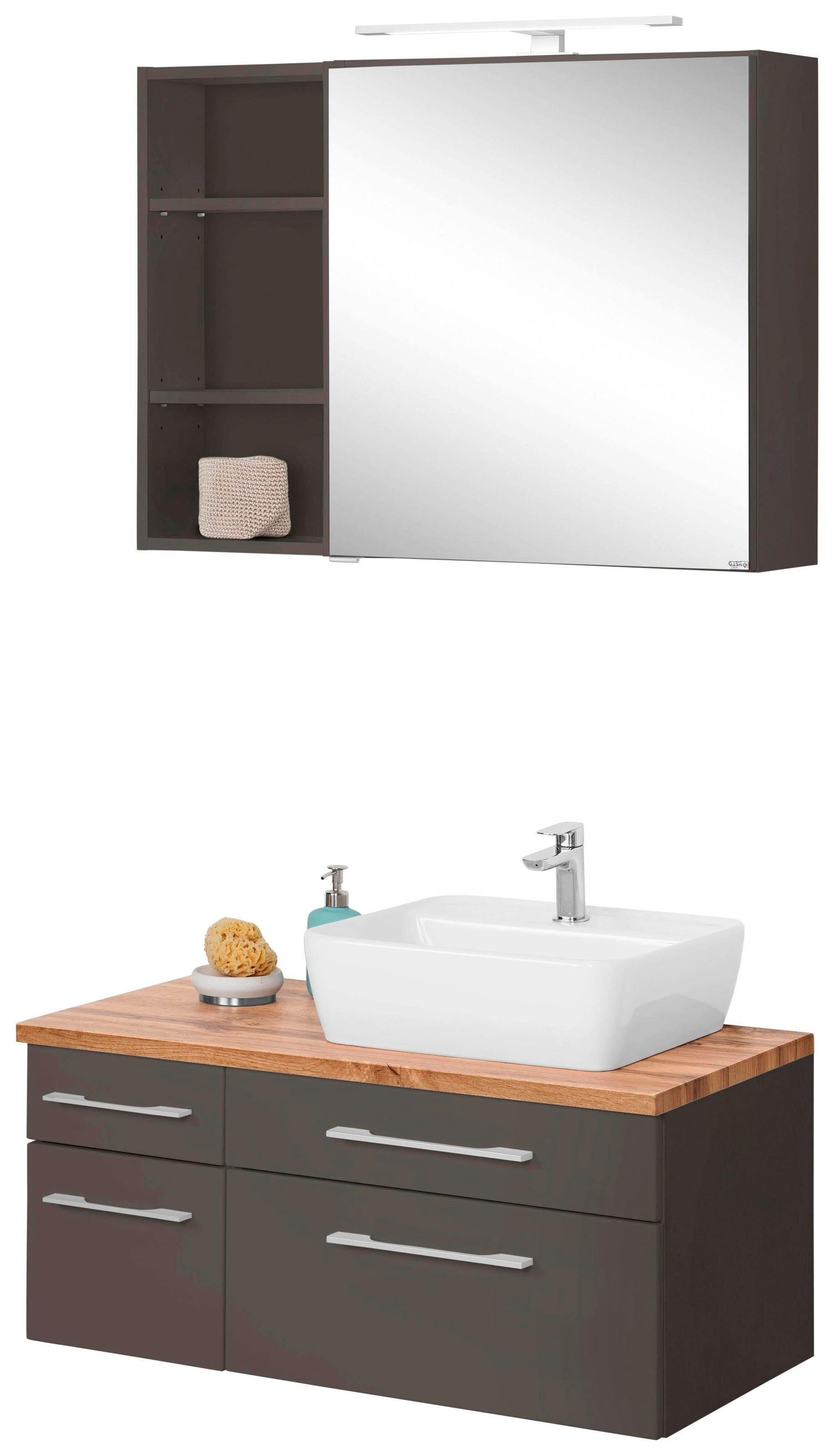 welltime Badmöbel-Set "Davos" 3 Stk. tlg. günstig online kaufen