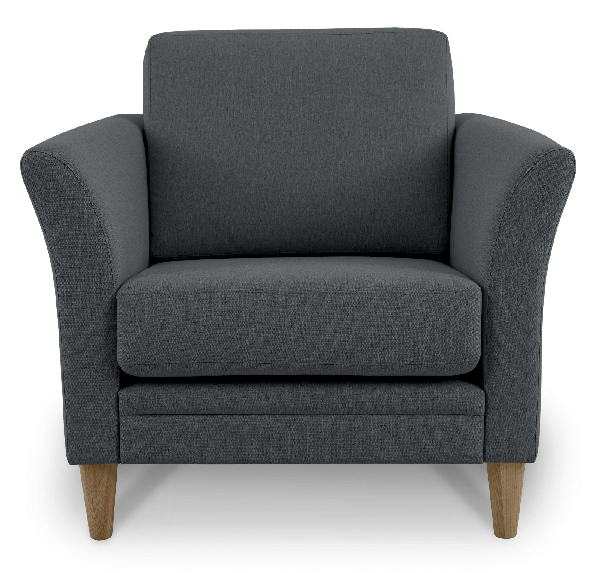 Home affaire Sessel »Arellano, Breite 93 cm«, klassisches Design, mit Massivholzfüßen, Webstoff fein