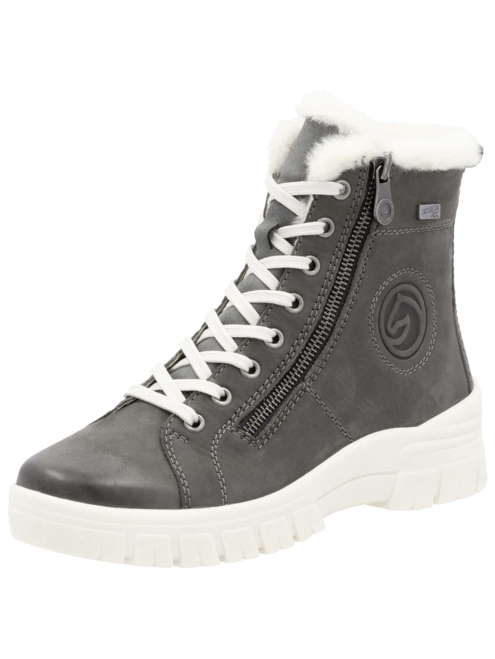Remonte Schnürstiefelette "Remonte Stiefelette Veloursleder" günstig online kaufen