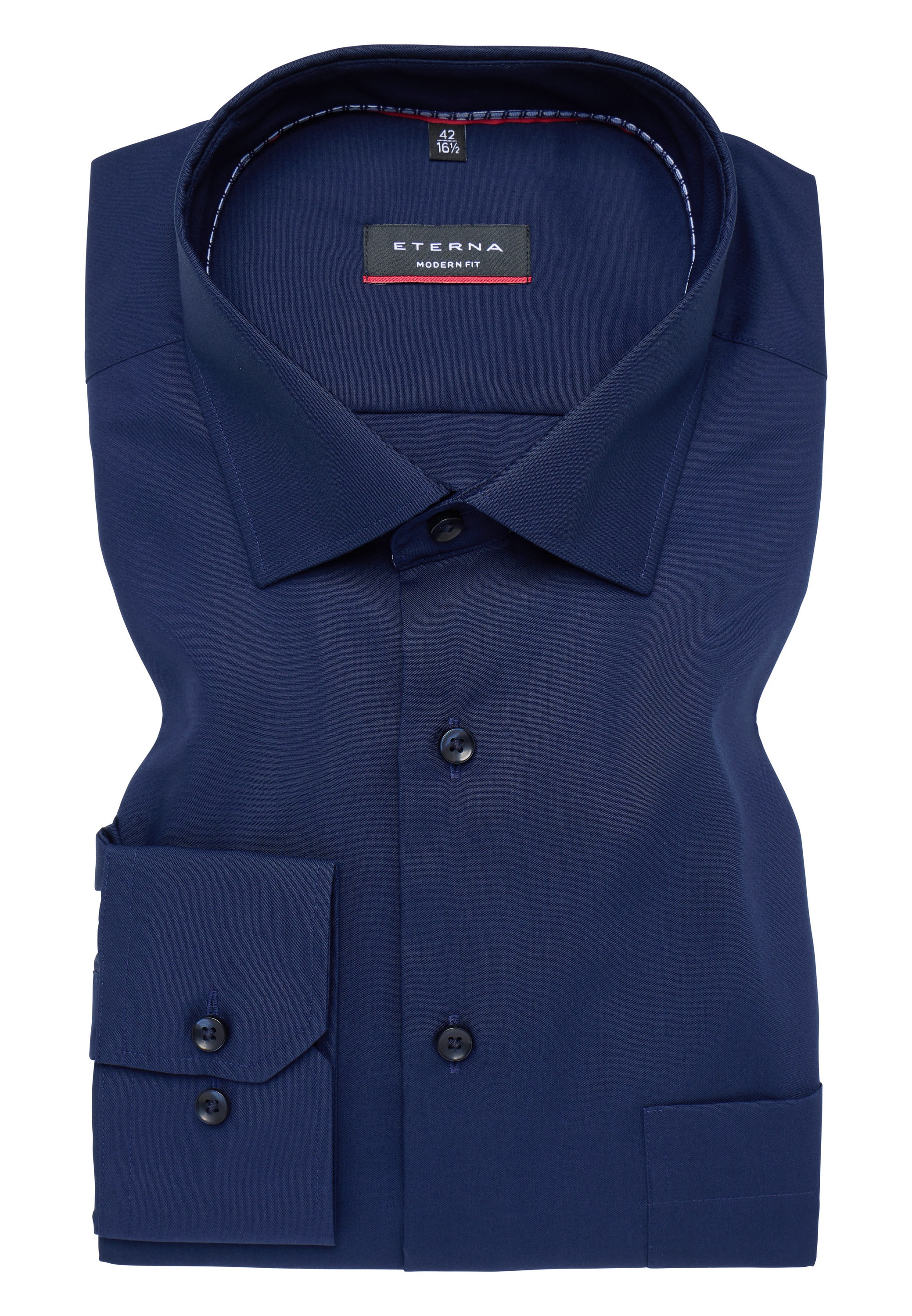 Eterna Langarmhemd, NON IRON (bügelfrei)