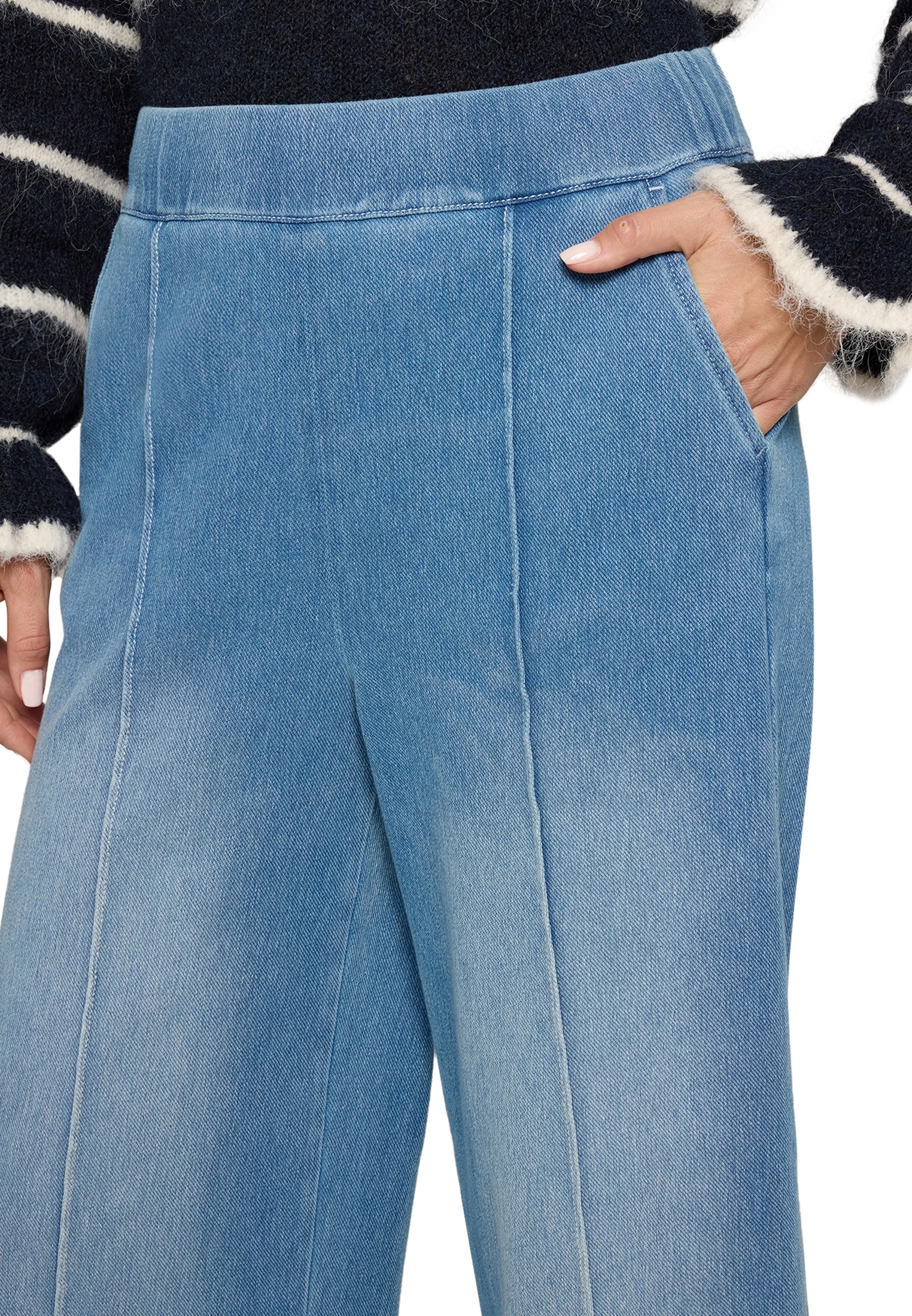 Zero Slim-fit-Jeans »Damen elastischer Bund 26 Inch«