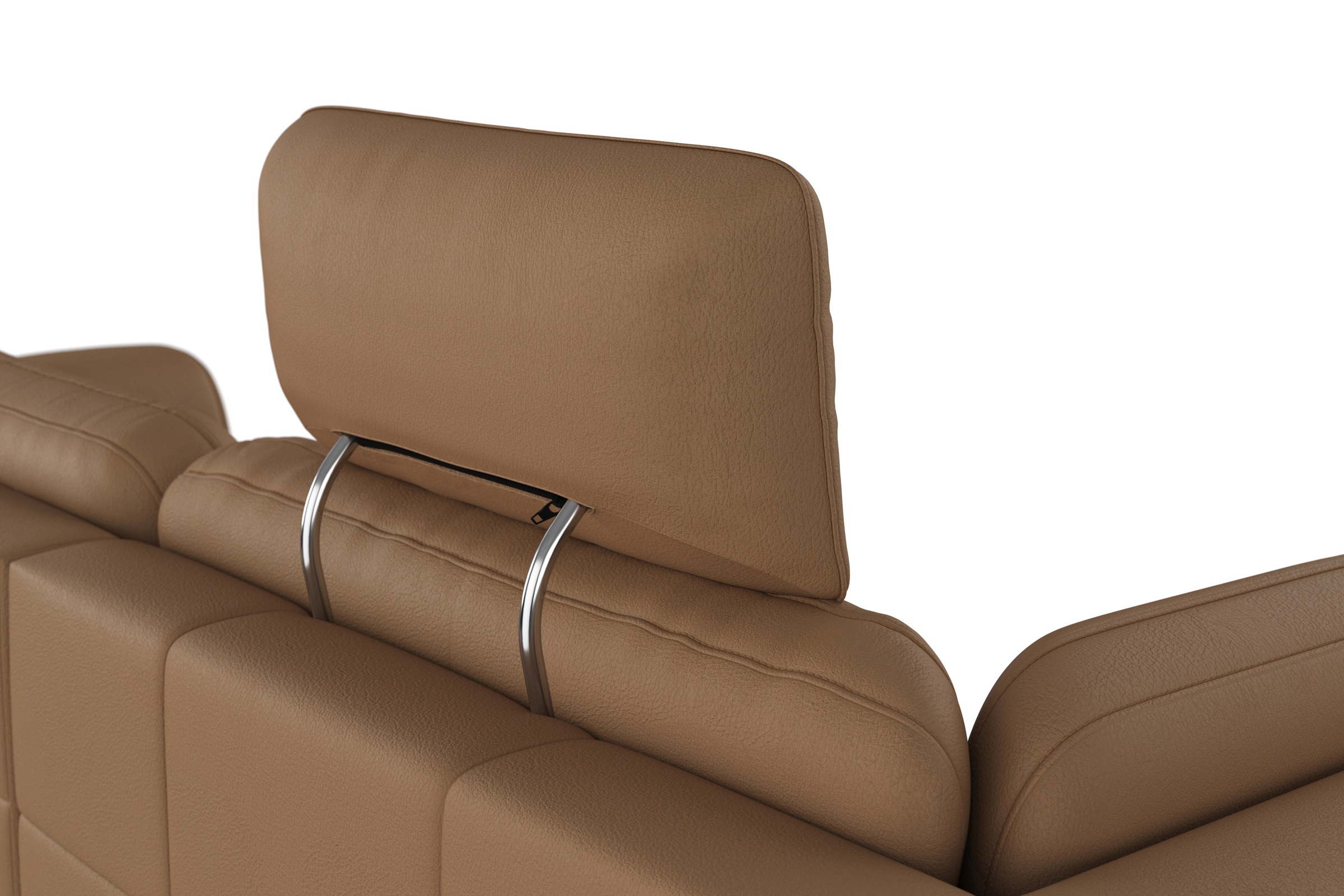 sit&more Ecksofa »Bendigo L-Form«, inklusive Sitztiefenverstellung, Bodenfreiheit 15 cm, in 2 Fußfarben