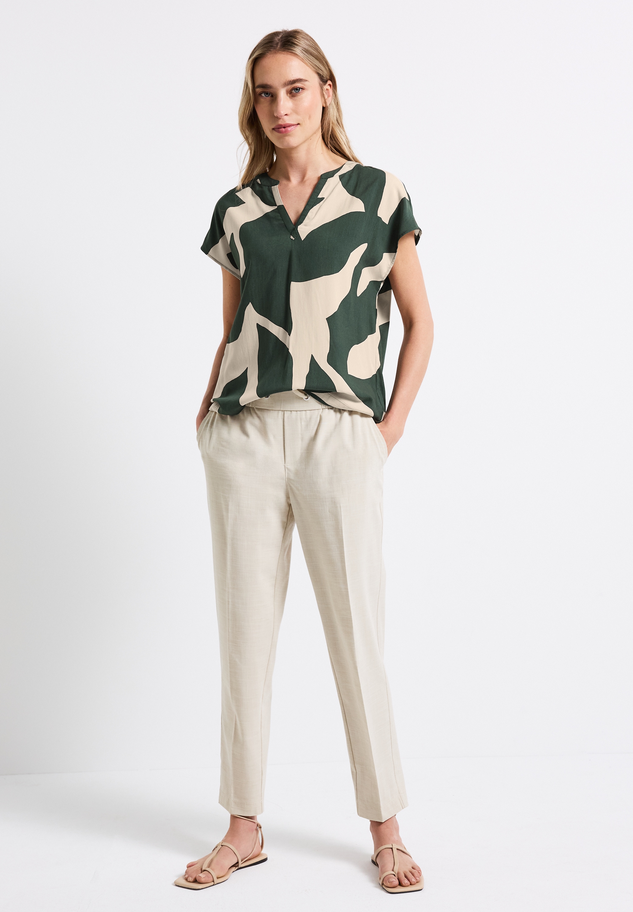 STREET ONE Hemdbluse, aus softer Viskose