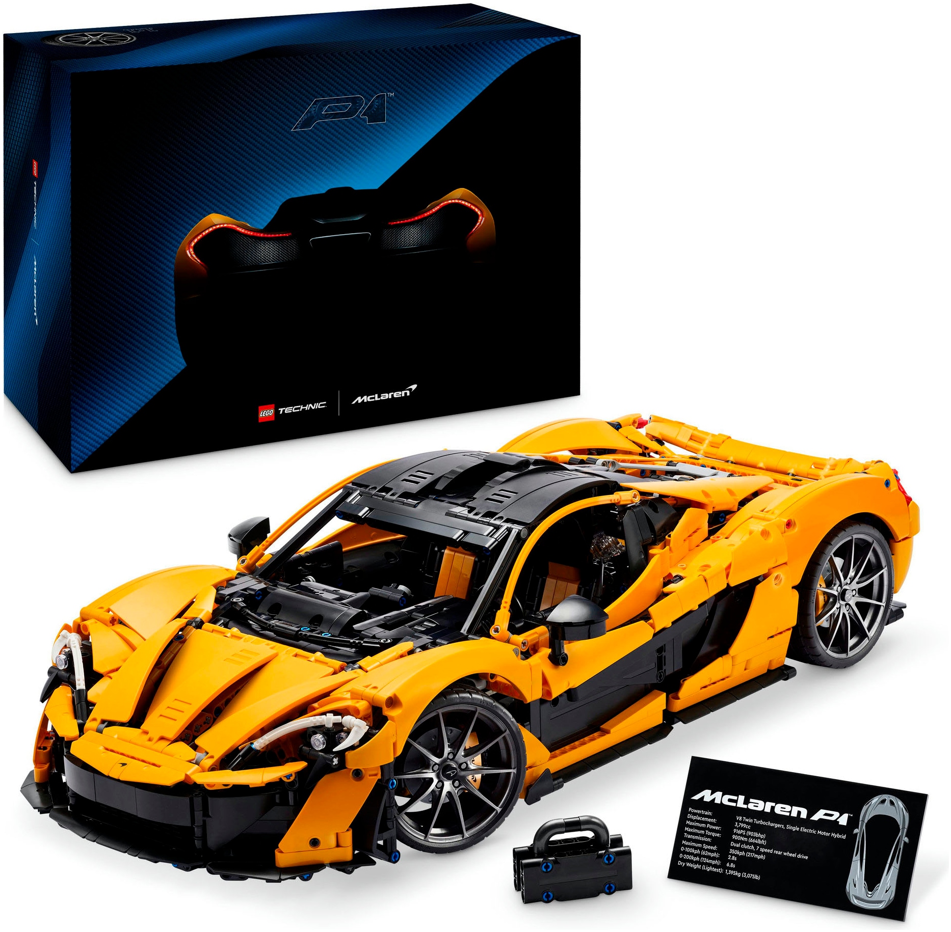 Konstruktionsspielsteine »McLaren P1™ (42172), LEGO Technic«, (3893 St.), Made in Europe