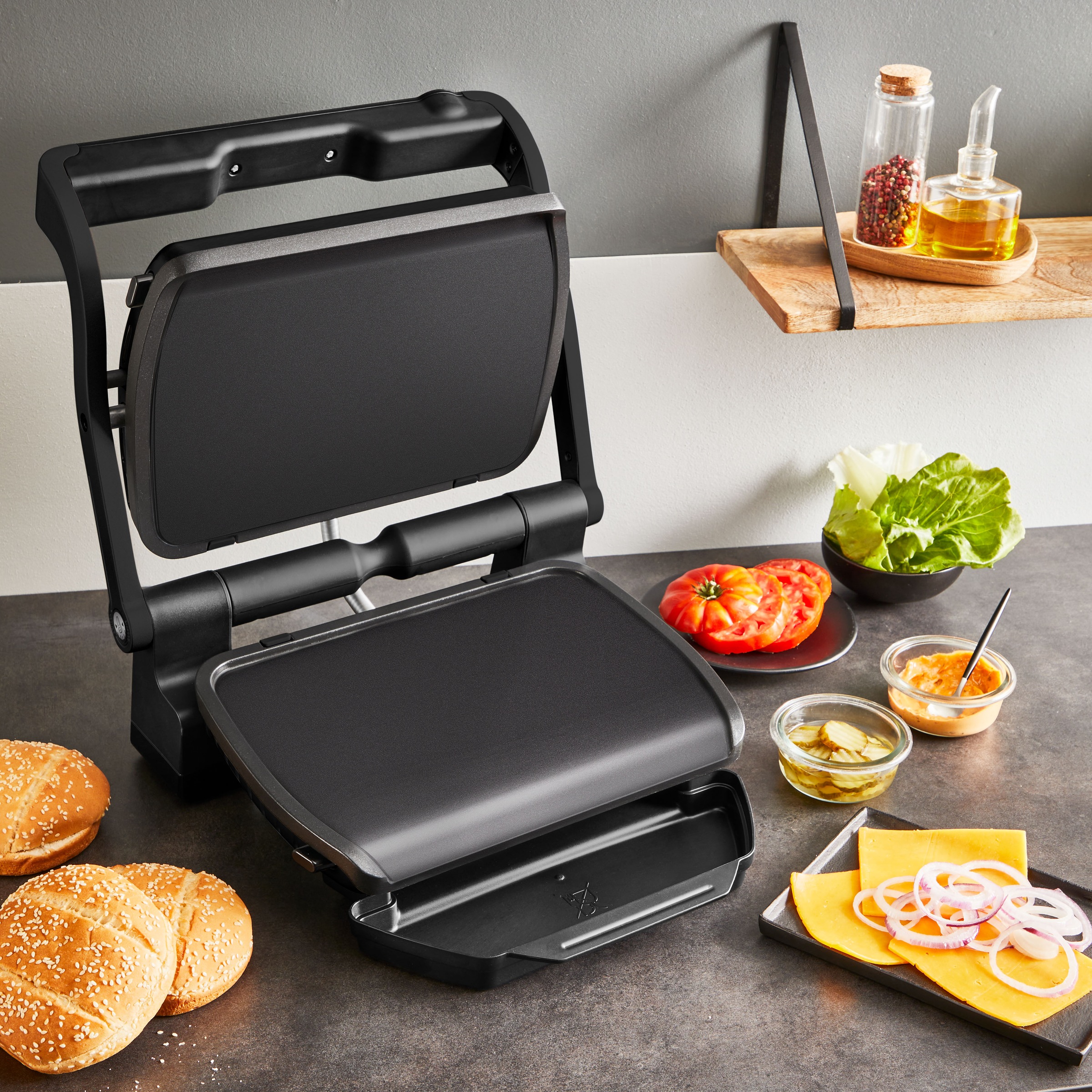 Tefal Backblech "XA7288 OptiGrill" Aluminium Set, Plancha-Platten, für empf günstig online kaufen