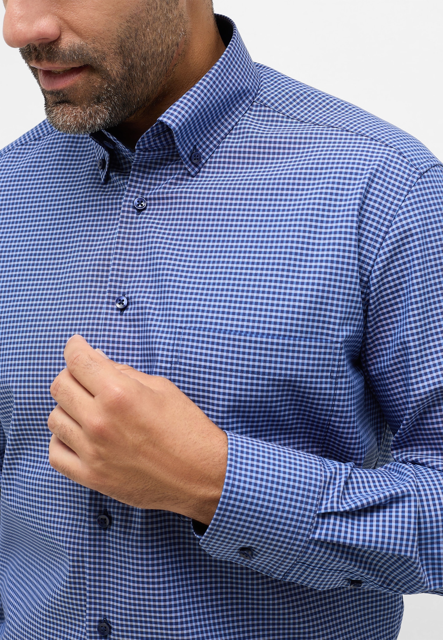 Eterna Langarmhemd »COMFORT FIT«, NON IRON (bügelfrei)