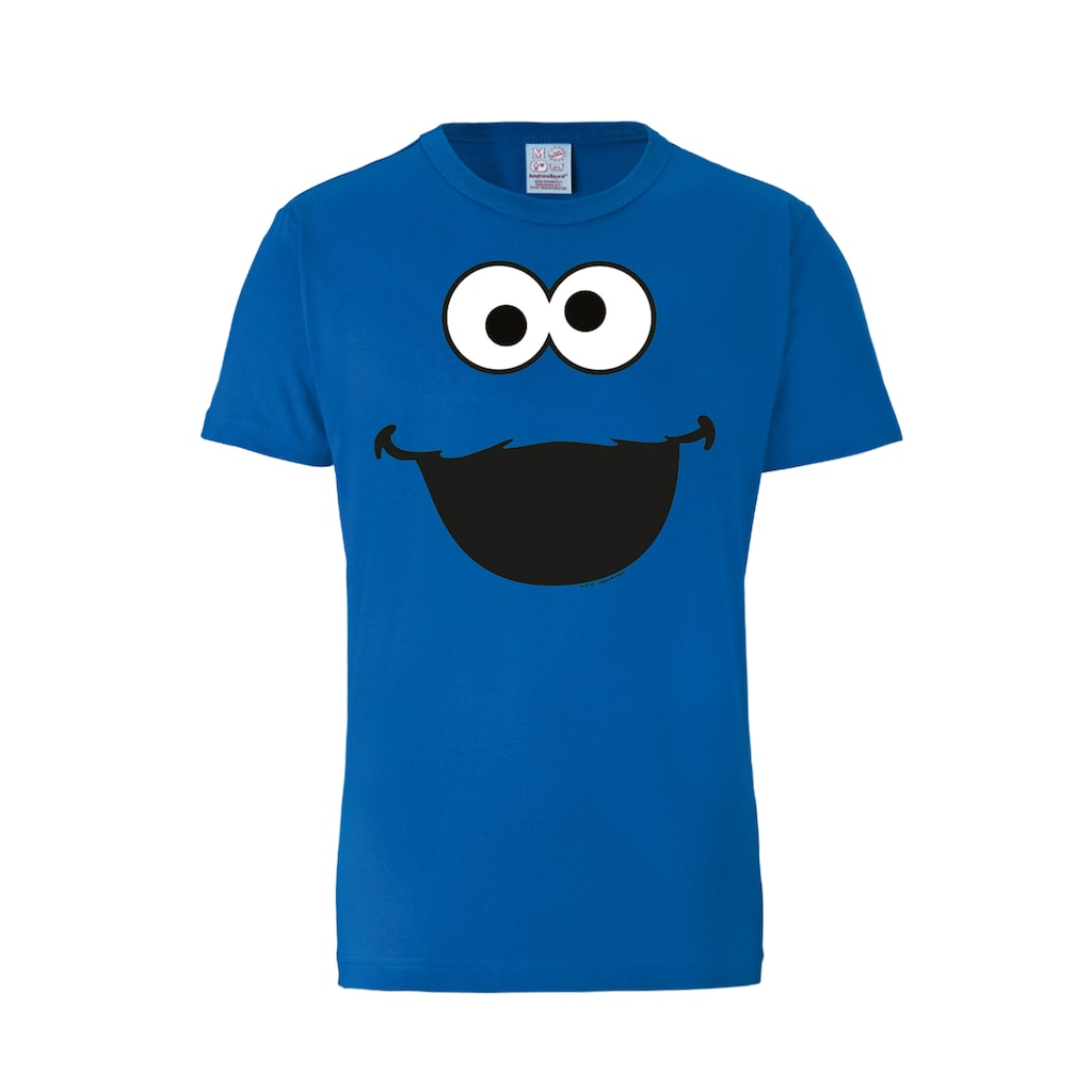 LOGOSHIRT T-Shirt »Sesamstraße - Krümelmonster Gesicht«