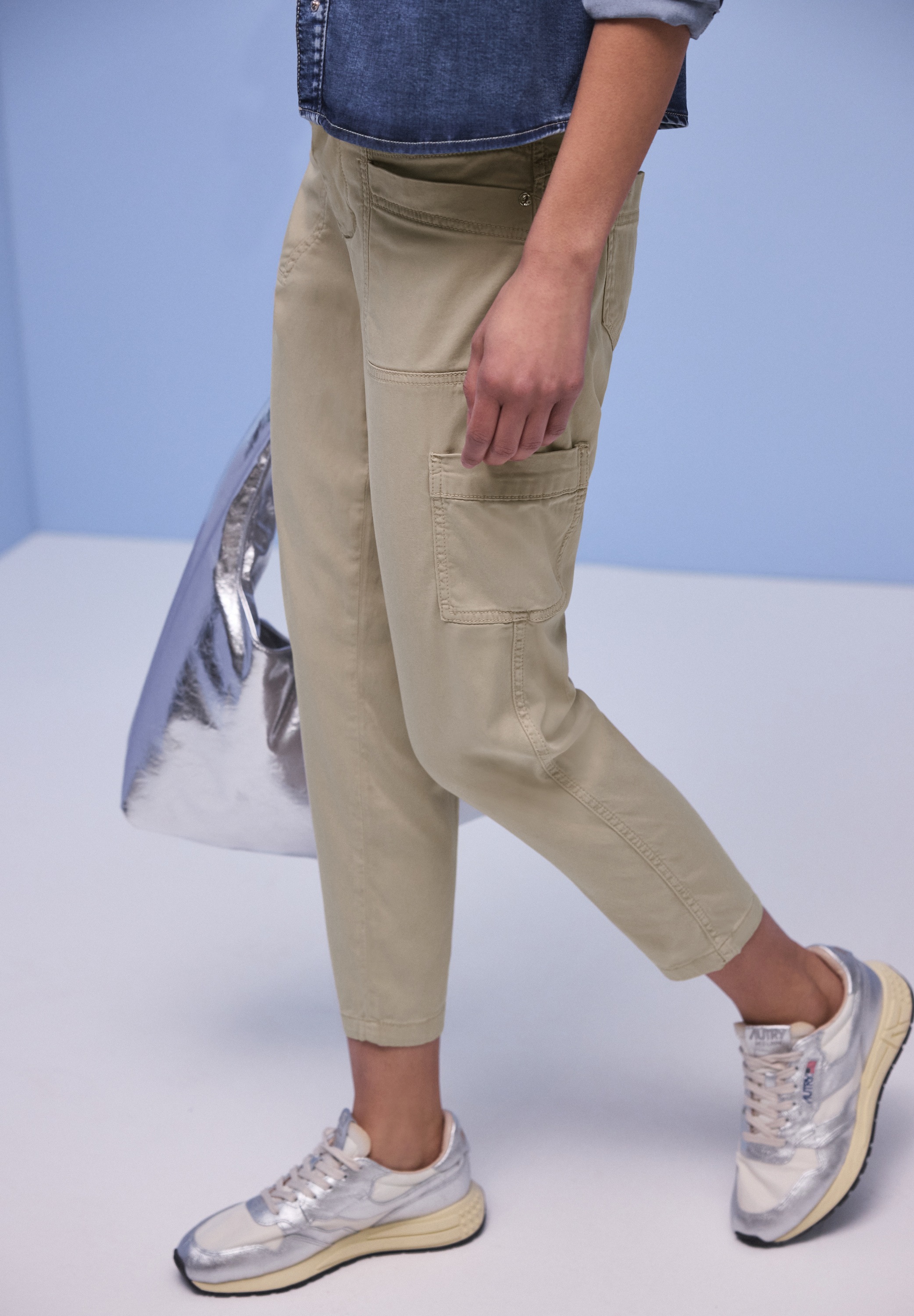 STREET ONE Jogger Pants "Style Bonny" mit Cargo-Taschen und Kordelzug günstig online kaufen