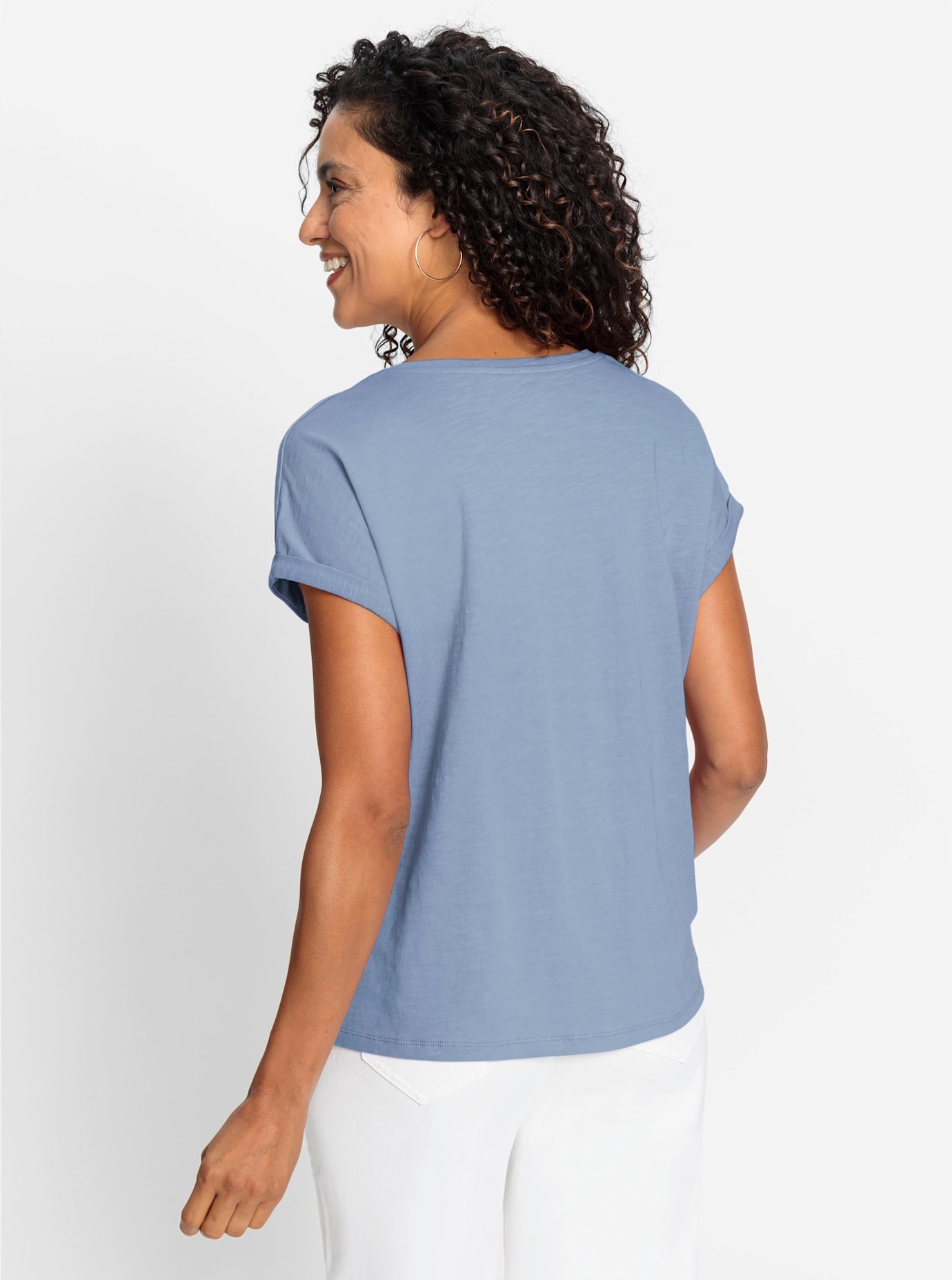 Inspirationen Rundhalsshirt "Rundhals-Shirt" 1 Stk. tlg. günstig online kaufen