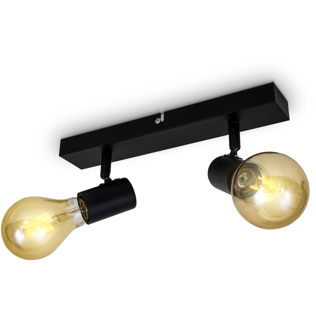 B.K.Licht LED Deckenspots, 2 flammig-flammig