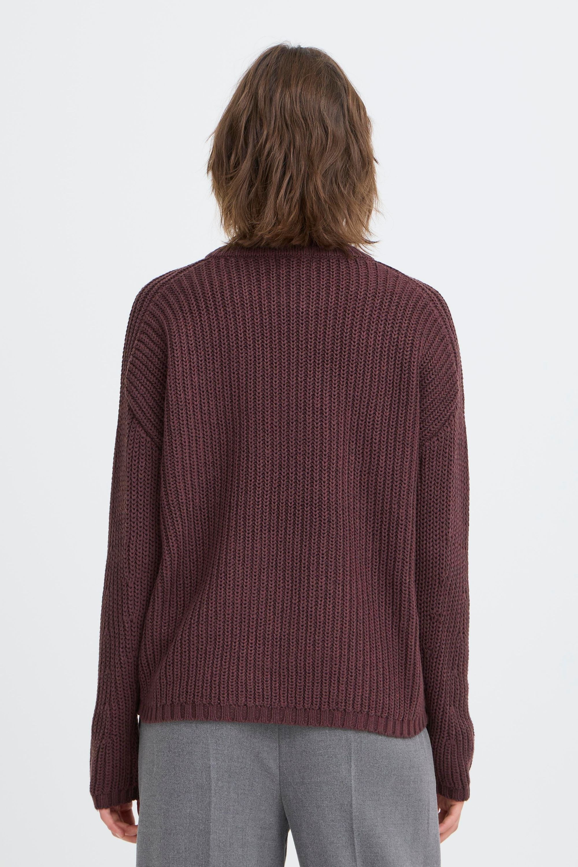 OXMO Strickfleece-Pullover »Strickpullover OXFKANNA«
