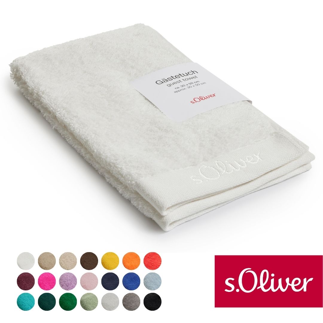 s.Oliver Gästehandtuch "s.Oliver, Premium Qualität, 600 gr/m², auch als Sets erhältlich" große Farbauswahl, auch als Duschtuch, Waschhandschuh, Handtuch