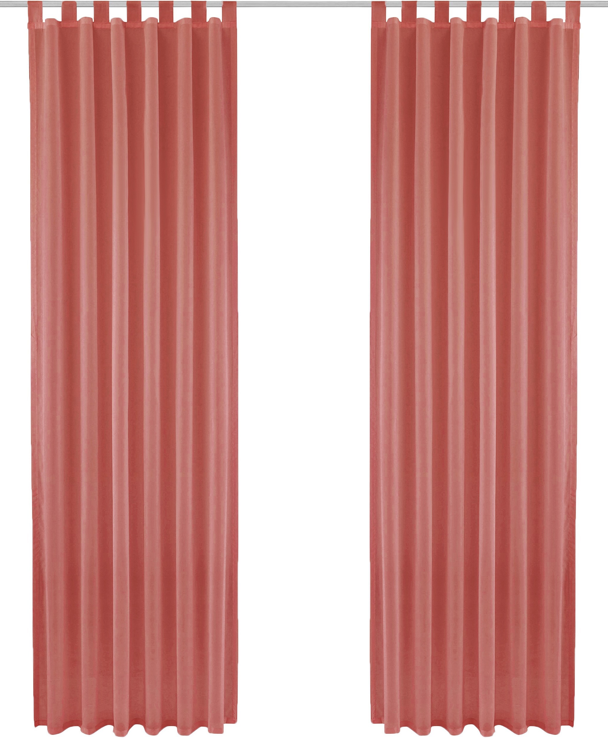 my home Gardine »XANA mit Ösen, Kräuselband oder Schlaufen«, (1 St.), Bestseller, einfarbig, 1 bzw. 2 Schals, pflegeleicht, Schal