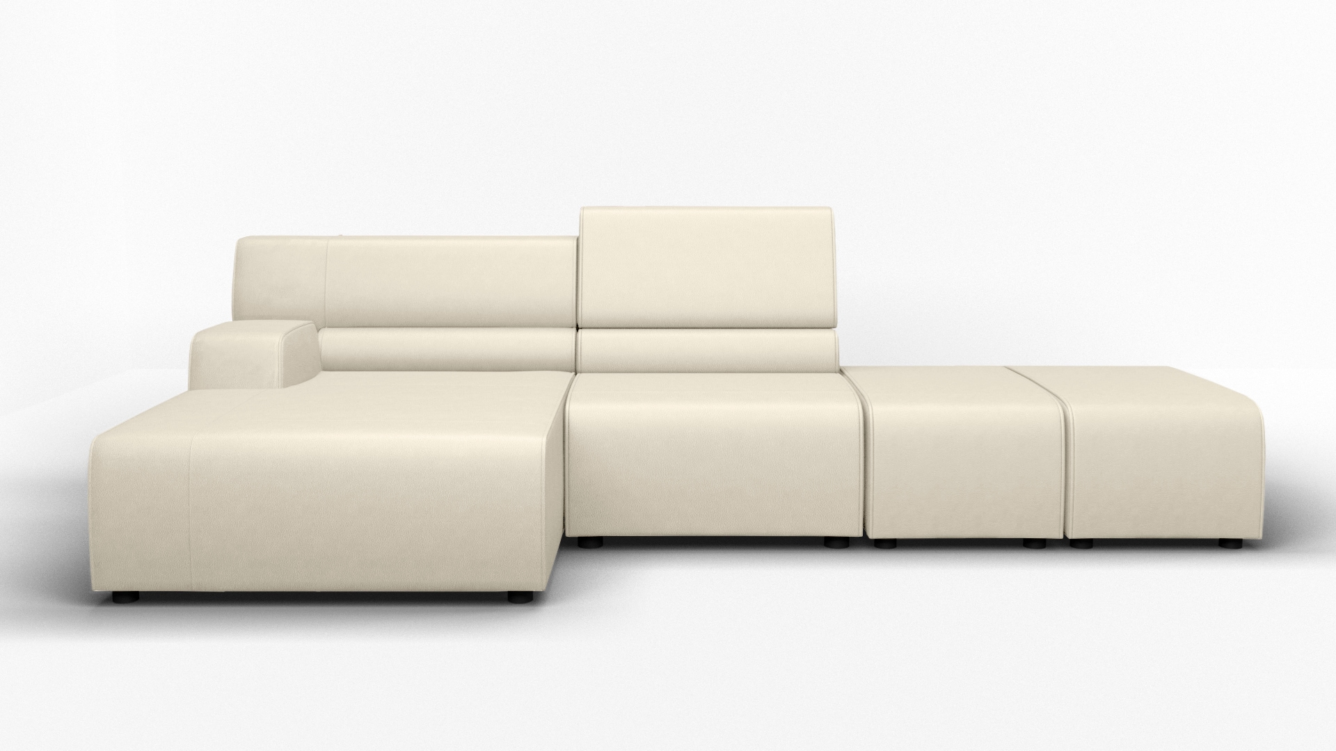 Egoitaliano Ecksofa "Babouche, Designsofa mit außergewöhnlichem Sitzkomfort günstig online kaufen