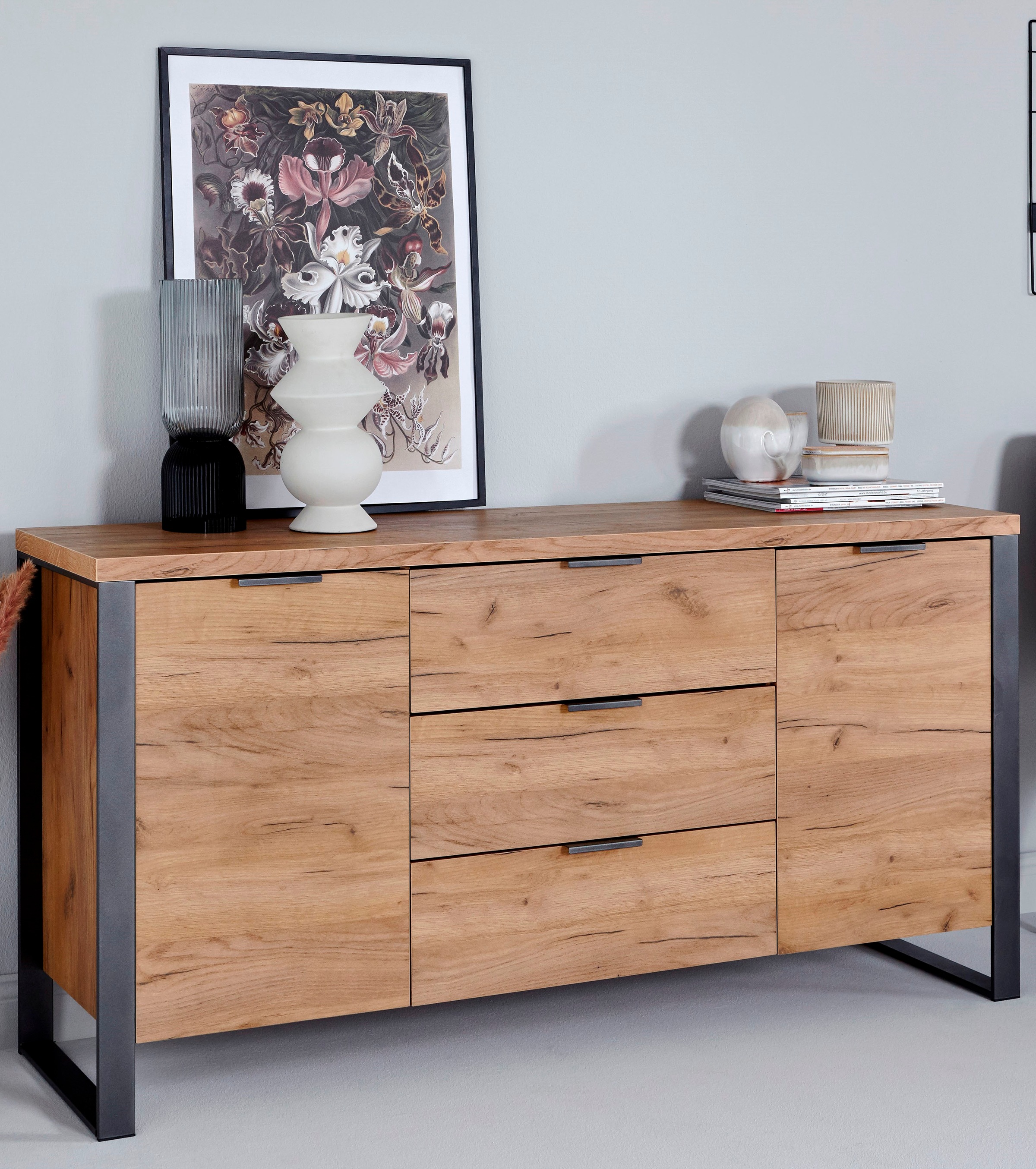 Jahnke Sideboard "LOOP SB 150" 1 Stk. tlg. mit 2 Türen + 3 Schubladen, Brei günstig online kaufen