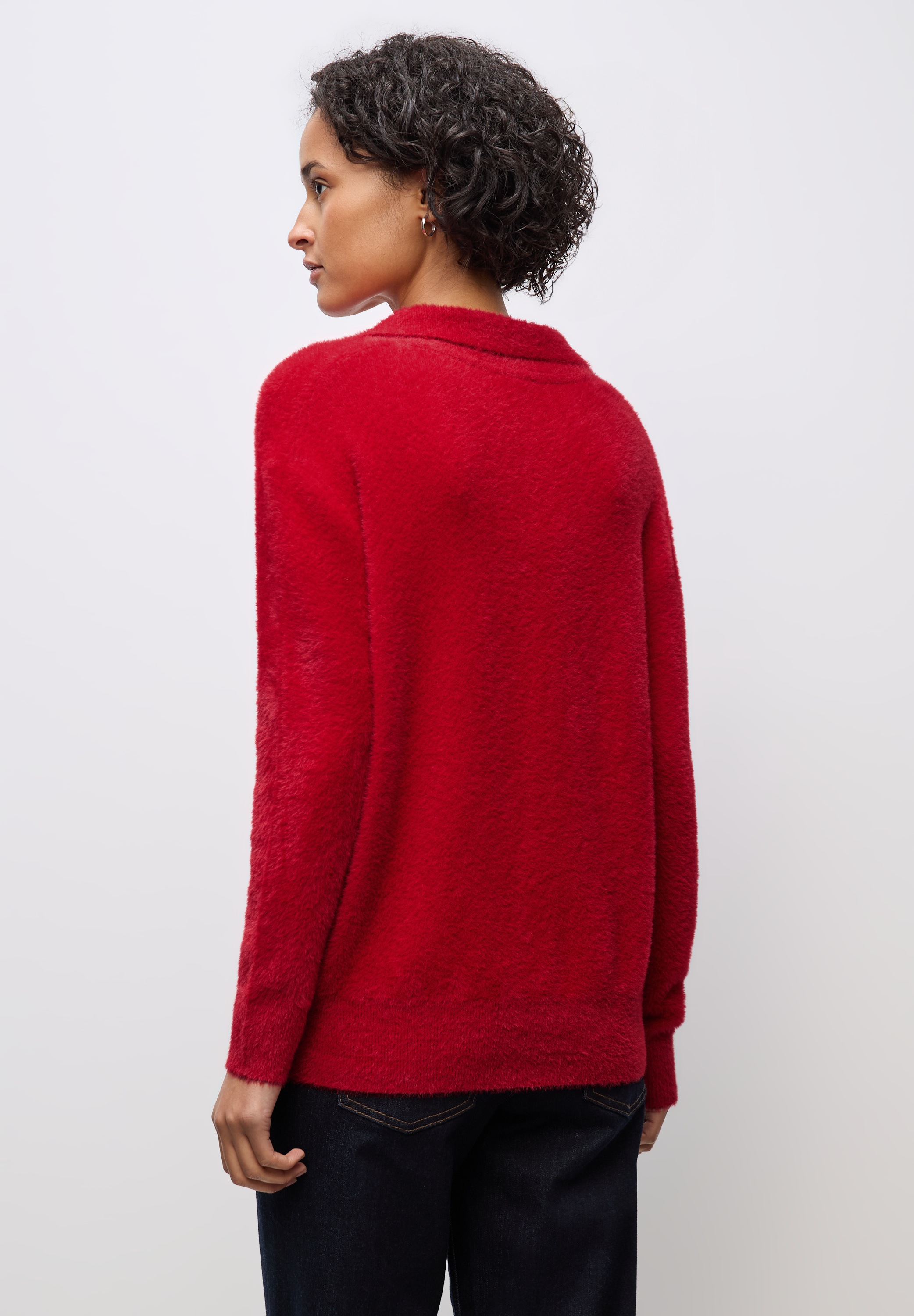 STREET ONE Strickpullover, aus softem Materialmix