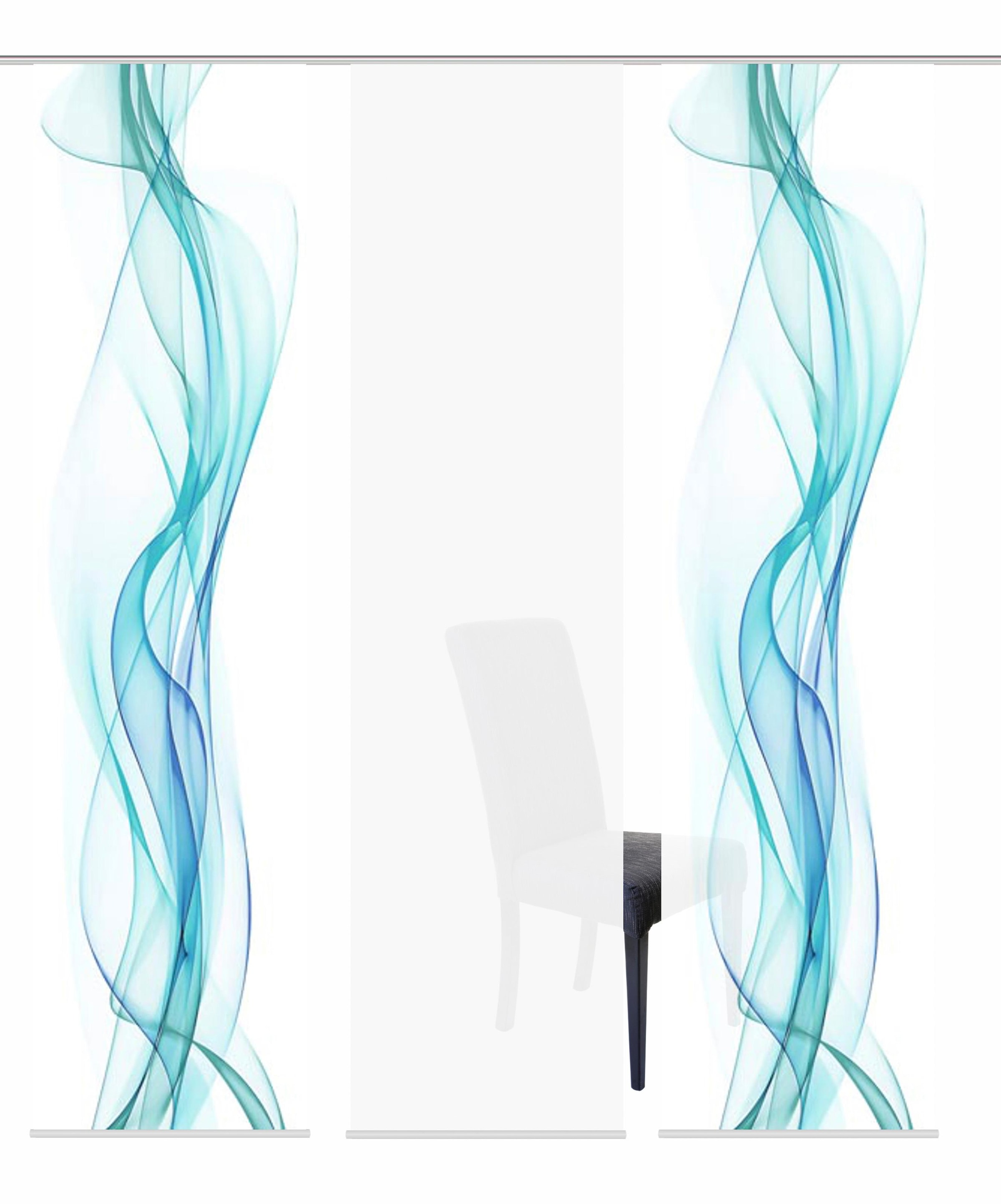 HOME WOHNIDEEN "3ER SET HAZE" Paneelwagen 3 Stk. tlg. HxB: 245x60, Schiebev günstig online kaufen