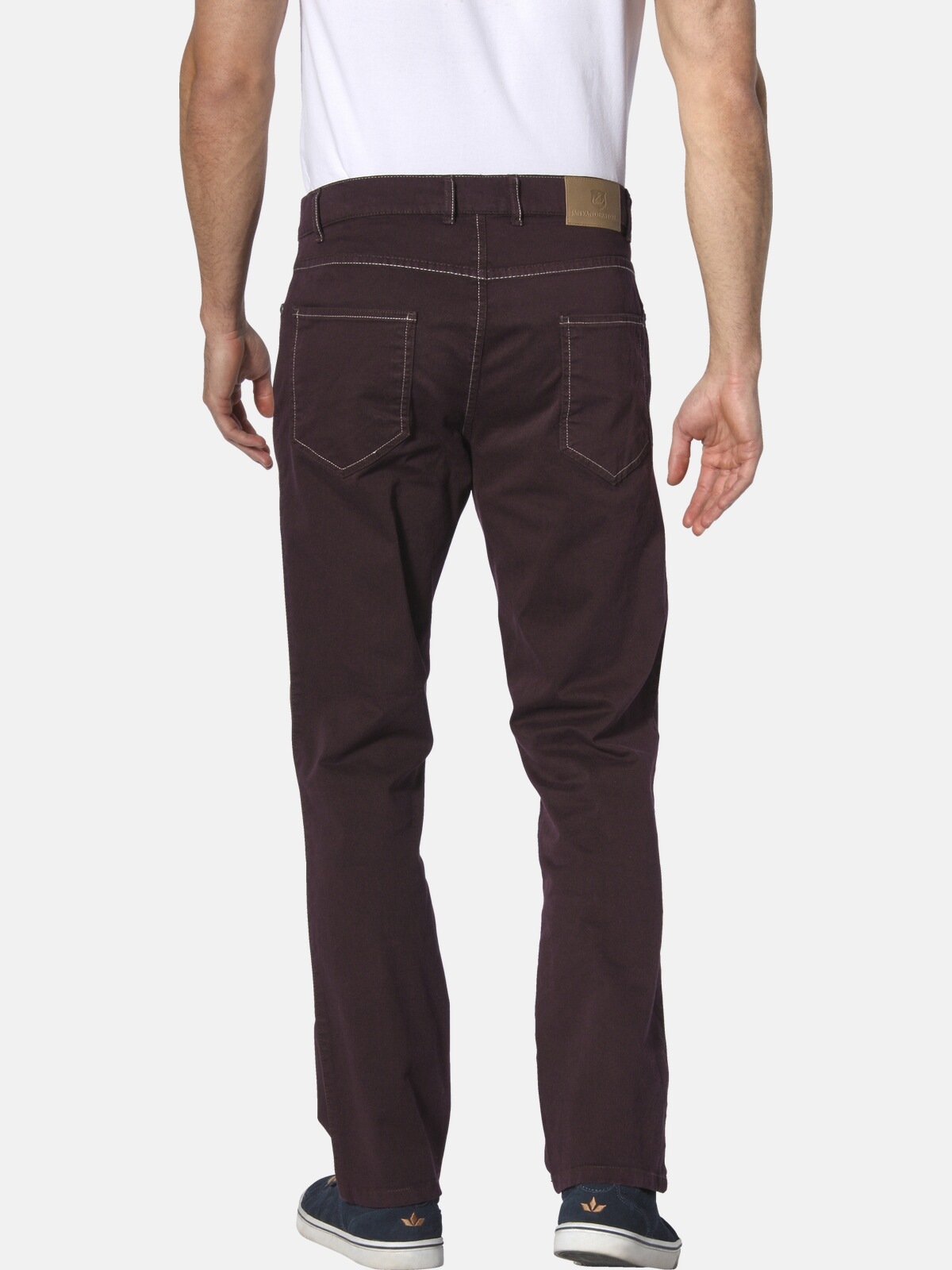 Jan Vanderstorm 5-Pocket-Hose »Tiefbundhose RALUNDE«, (1 tlg.), im Five-Pocket-Design