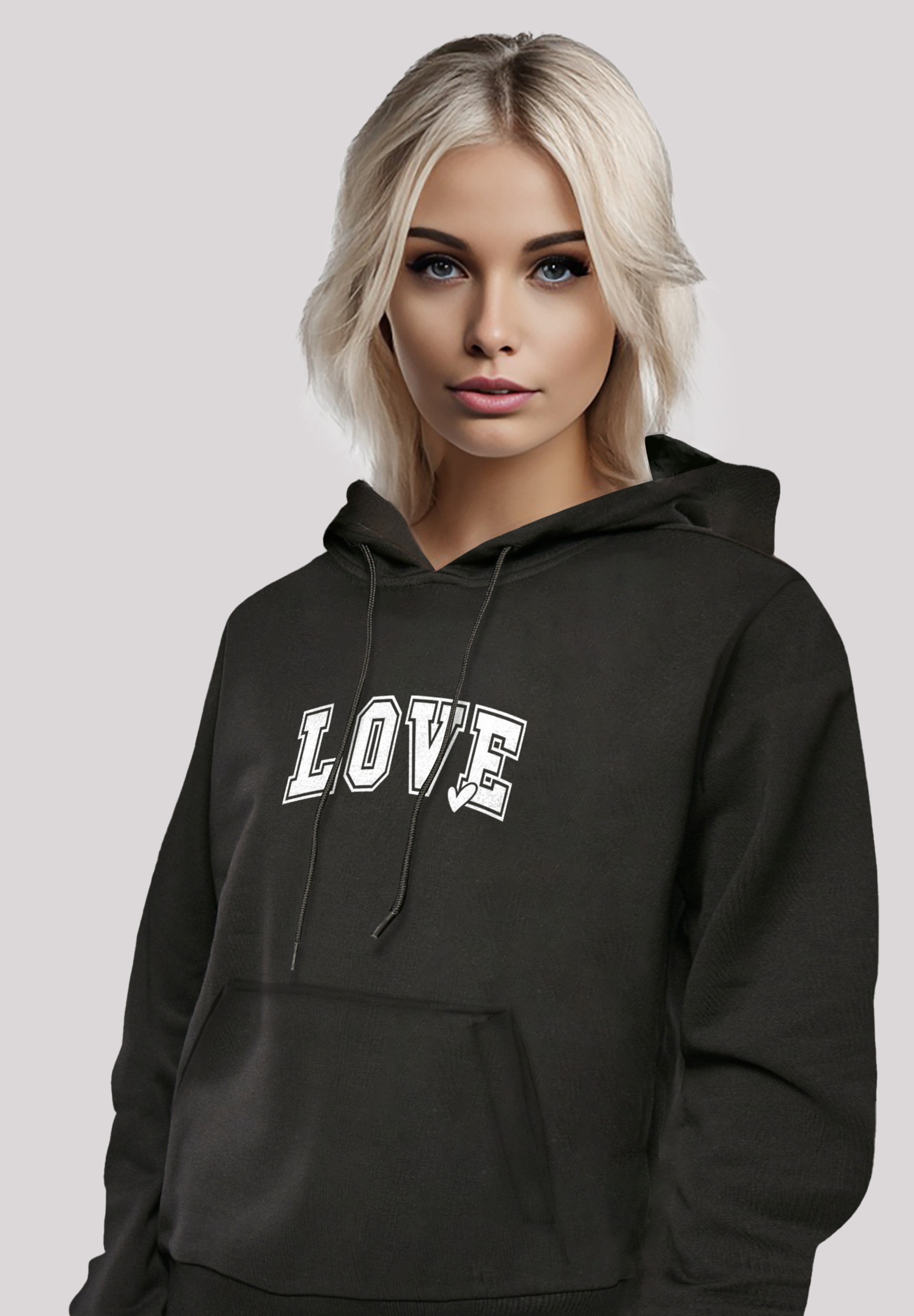 F4NT4STIC Kapuzenpullover »Love University Valentinstag Herz«, Premium Qualität