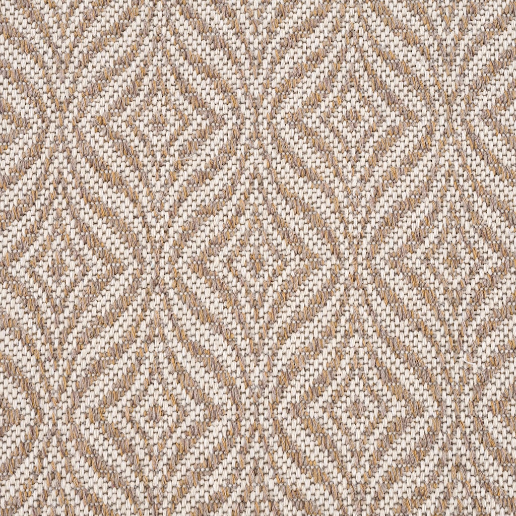 Carpet City Teppich »Cotton«, rechteckig, Flachgewebe, 100% Baumwolle, Rauten-Optik, Pflegeleicht