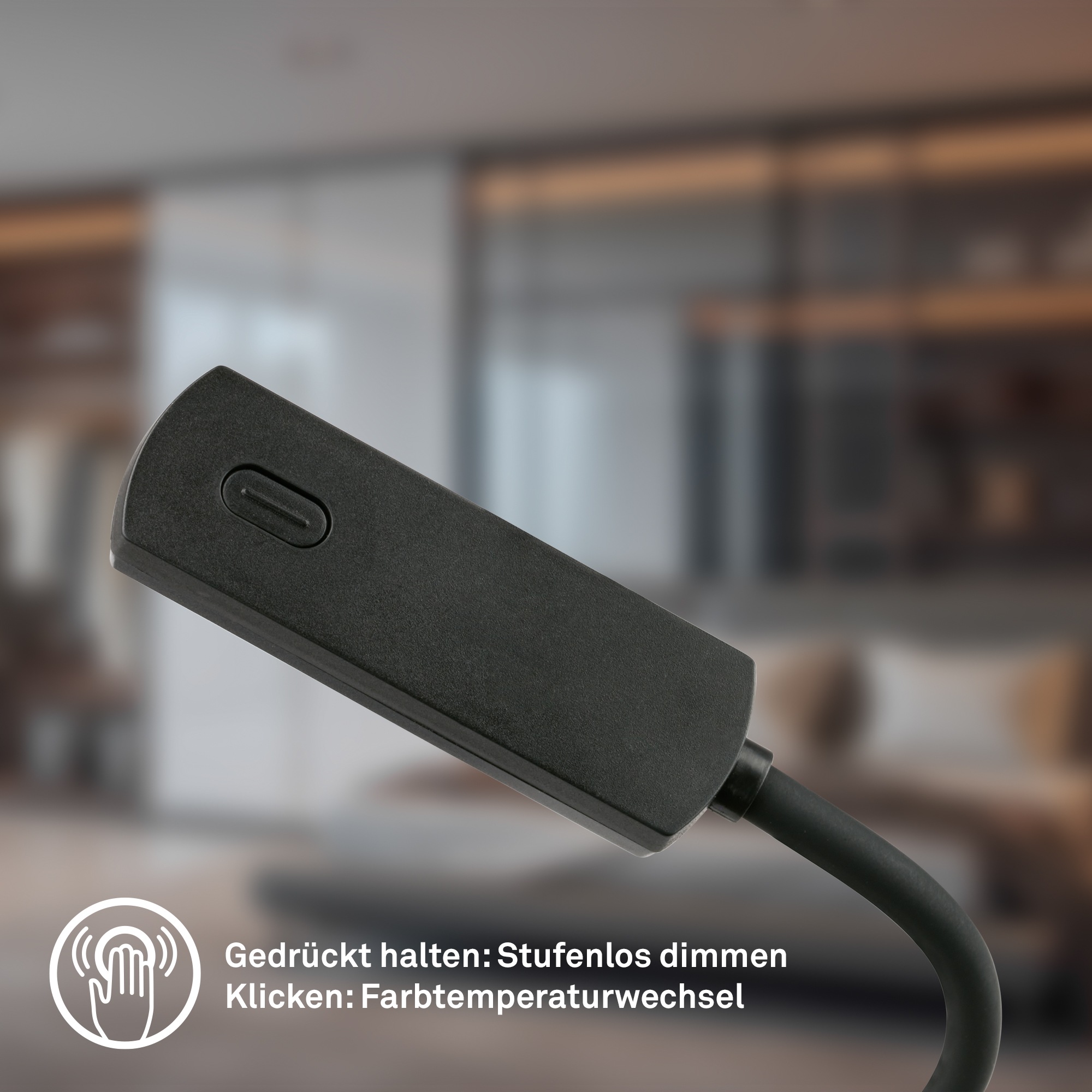 Briloner Leuchten LED Klemmtischleuchte »TARU« LED-Modul 1 Stk. warmweiß - kaltweiß 4x3x29 cm, Büro, Schlafzimmer, Wohnzimmer, Kinderzimmer