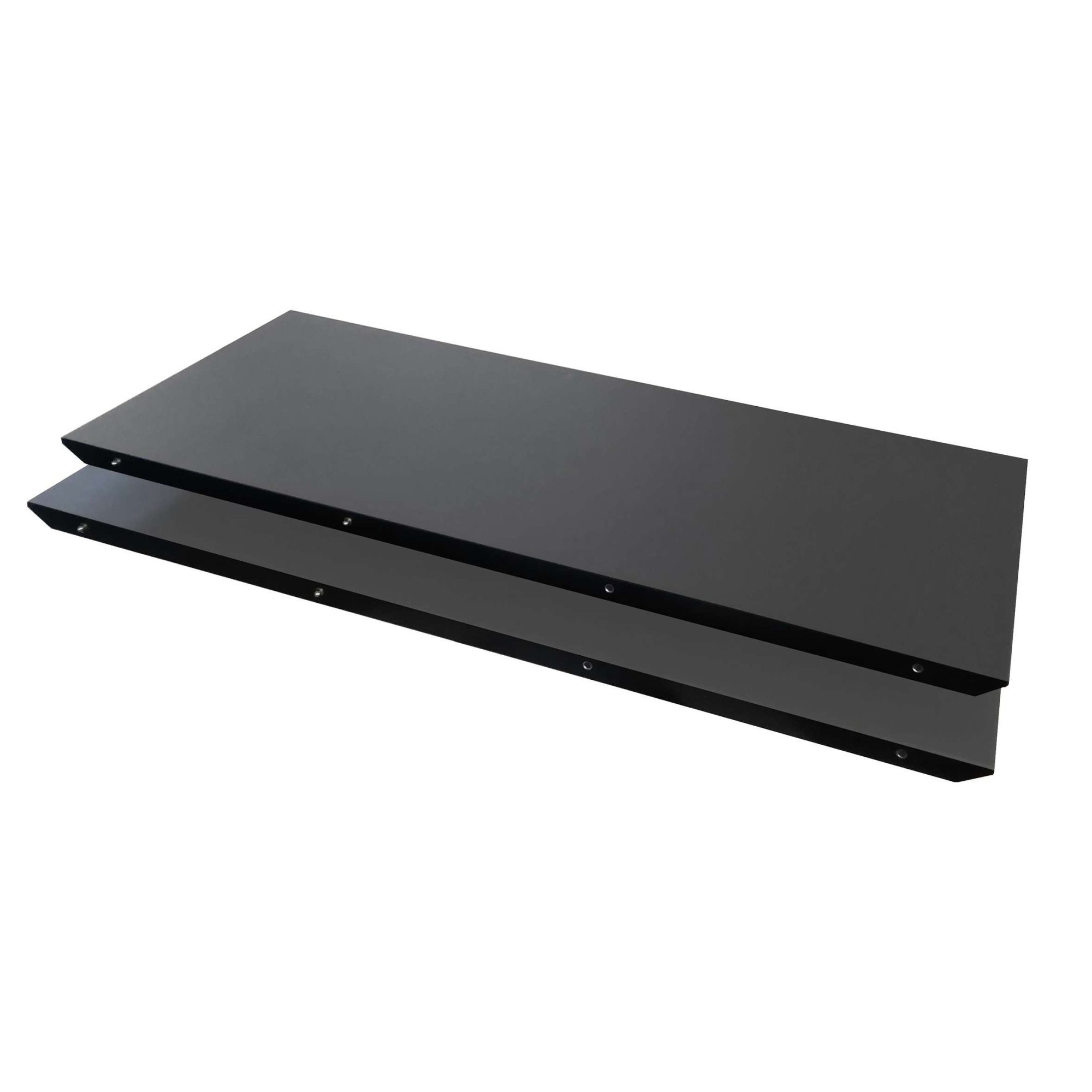 Esstisch HAMMEL FURNITURE "Meza Designtisch mit Auszugsfunktion und 2 Einlegeplatten", grau (graphit, schwarz, graphit), B:165cm H:74cm T:90cm, Tischplatte: Graphit nanobehandeltes Fenix-Laminat (schwarzer Rand), Gestell: Pulverbeschichtetes schwarzes Met 2