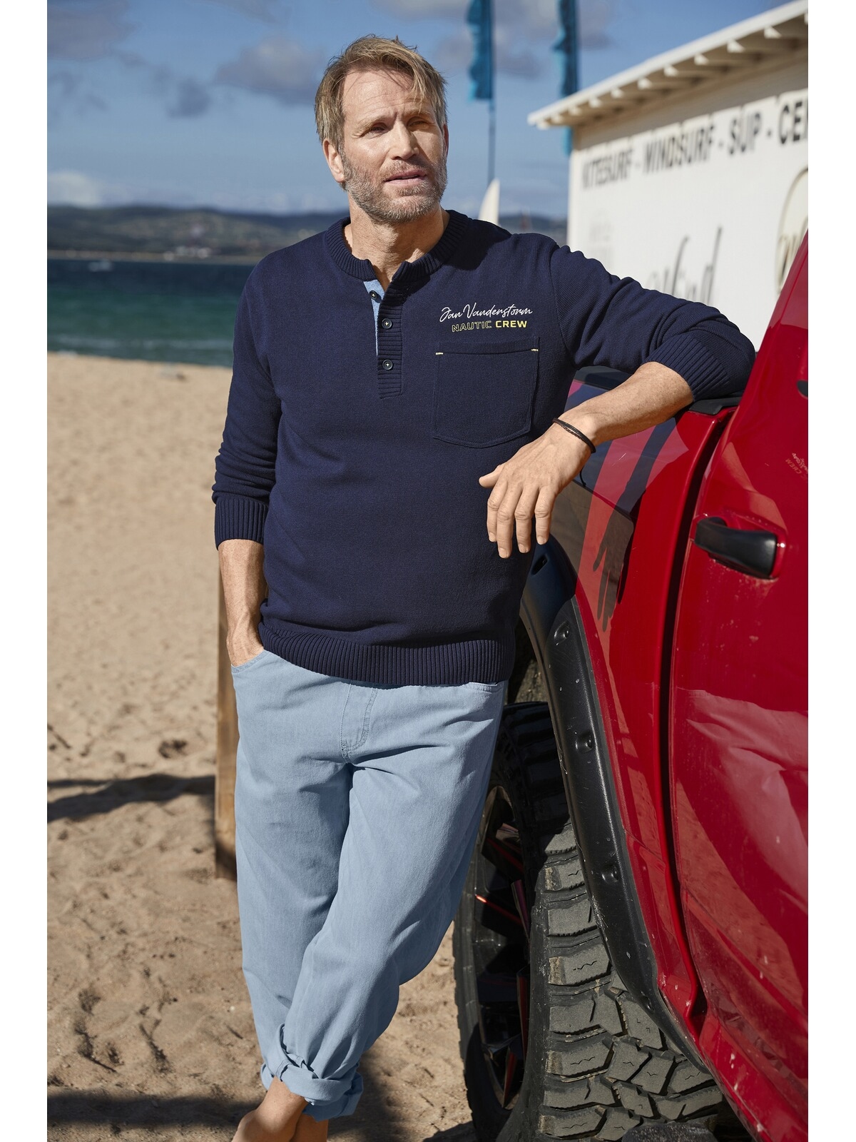 Jan Vanderstorm Strickpullover »Pullover ELGER«