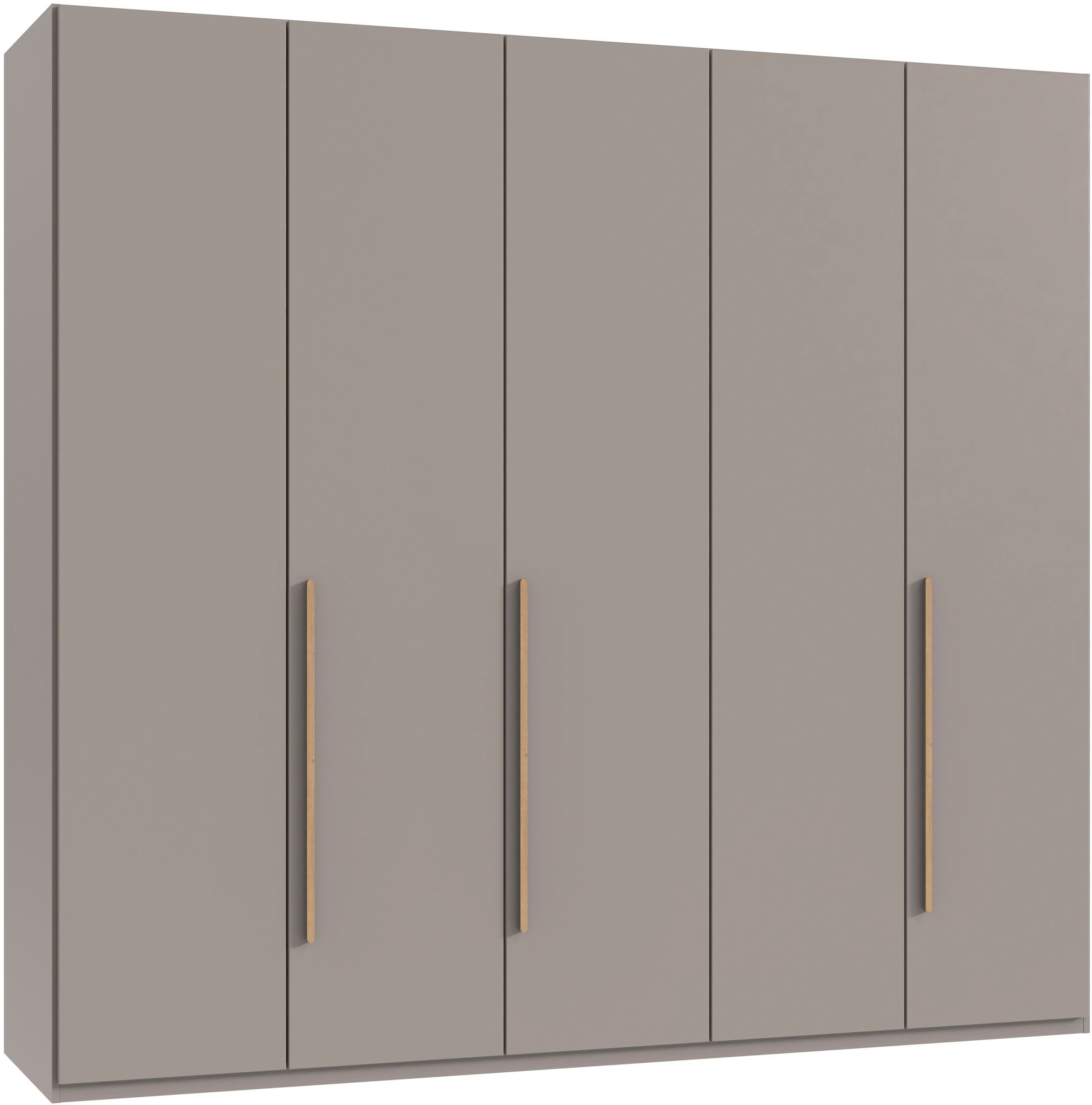 Wimex Drehtürenschrank "Kleiderschrank London, in den Breiten 180cm, 225cm oder 270cm" mit verschiedenen Griffen in goldfarben, silberfarben oder schwarz, wahlweise mit Basic- oder Premium-Ausstattung erhältlich