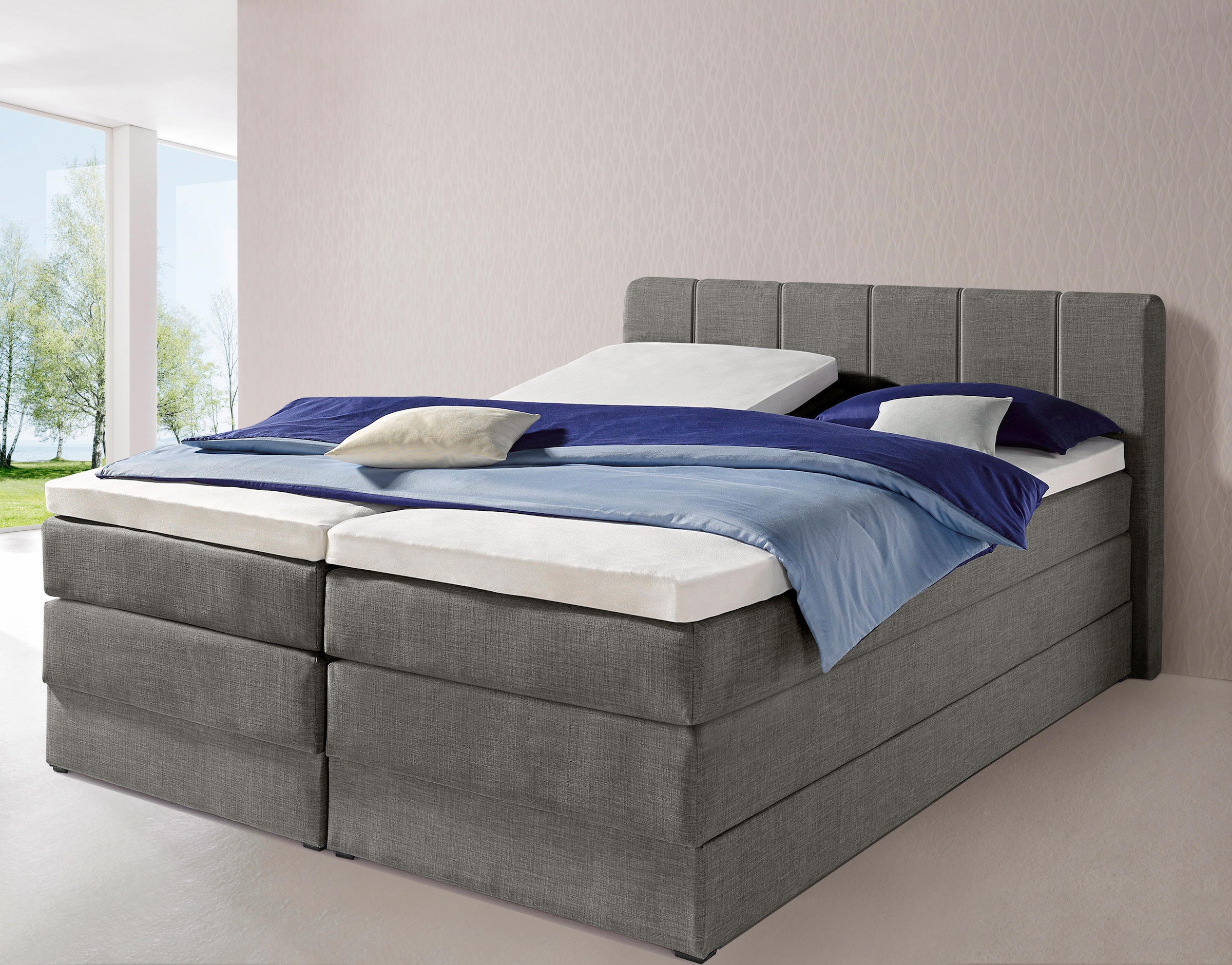 hapo Boxspringbett, mit Bettkasten günstig online kaufen