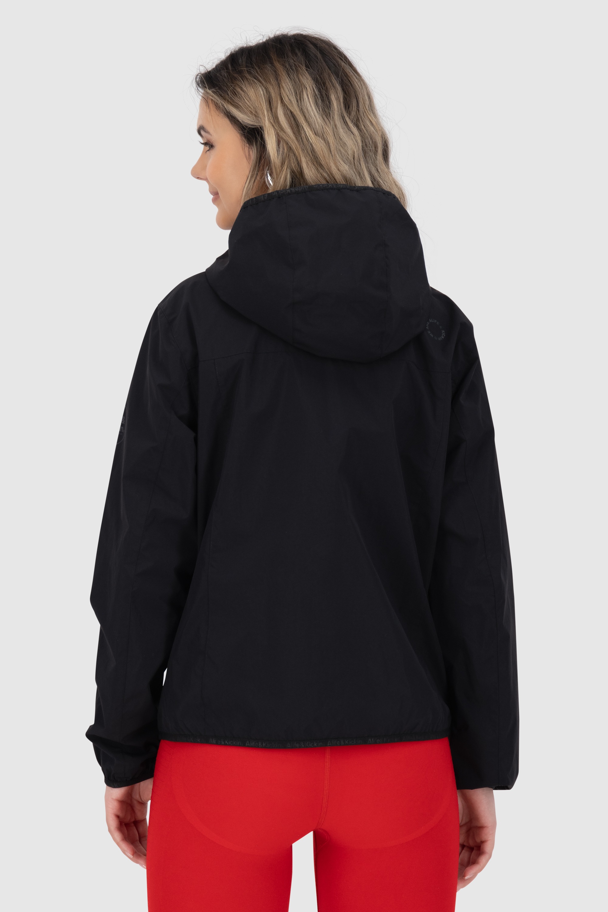 Sommerjacke ALIFE & KICKIN "Damen TalaAK A", Damen, Gr. L, schwarz, 100% Polyester, Jacken 3