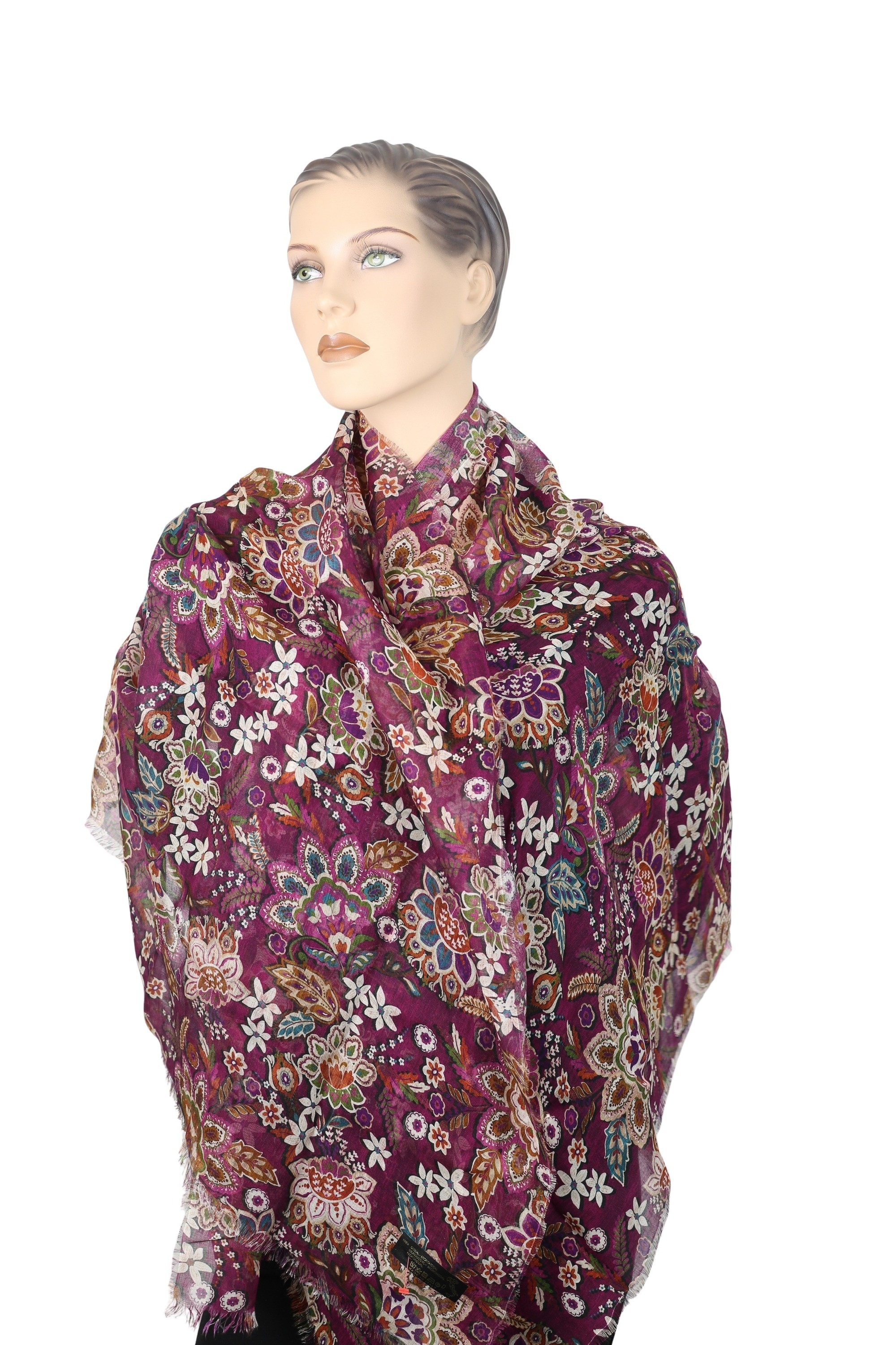 COLLEZIONE ALESSANDRO Modeschal »Secret Garden«, mit Blumenmotiv, Made in Italy
