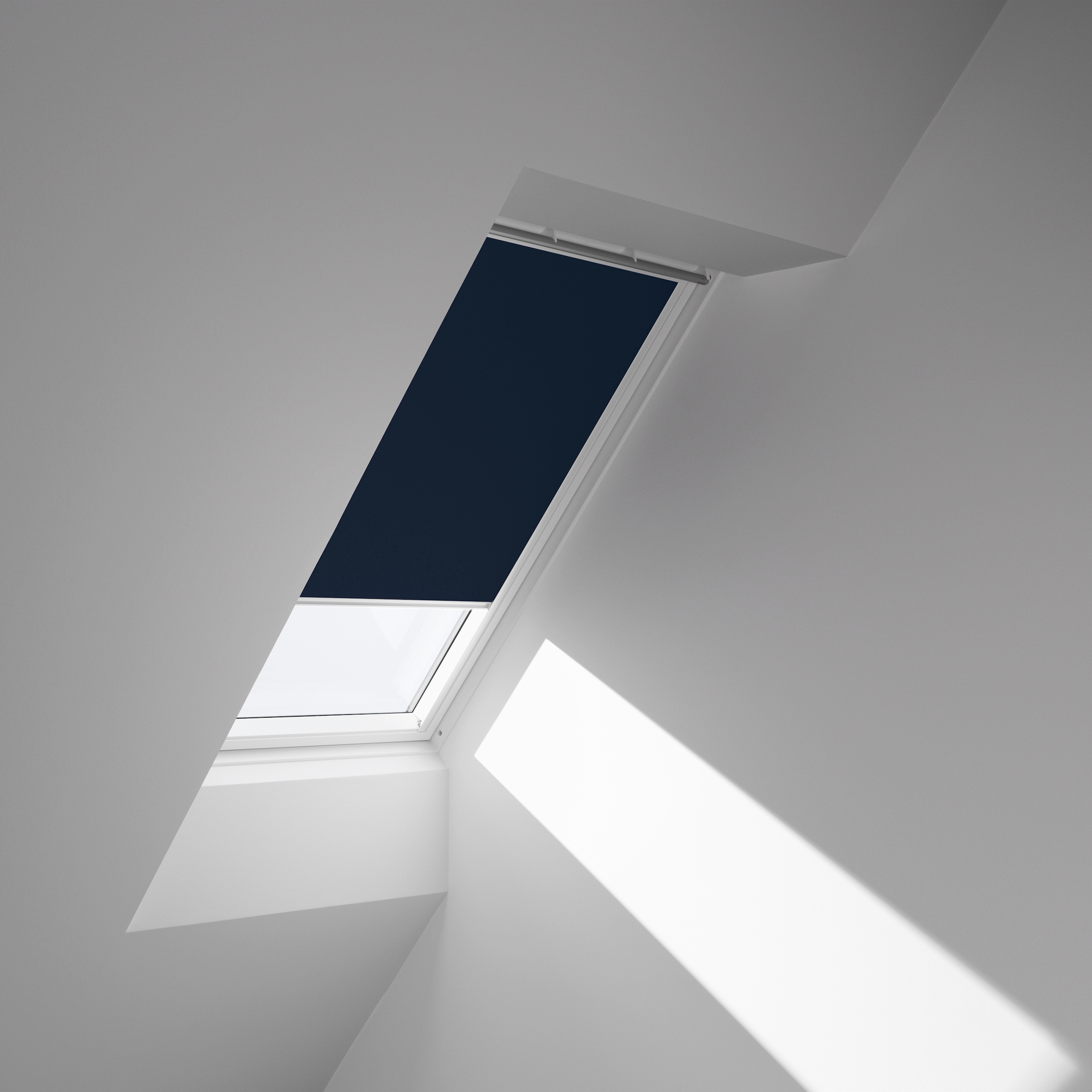 VELUX Verdunklungsrollo »DKL MK12 1100SWL«, verdunkelnd, Verdunkelung, ohne Bohren, in Führungsschienen, weiße Führungsschienen & Griffleiste