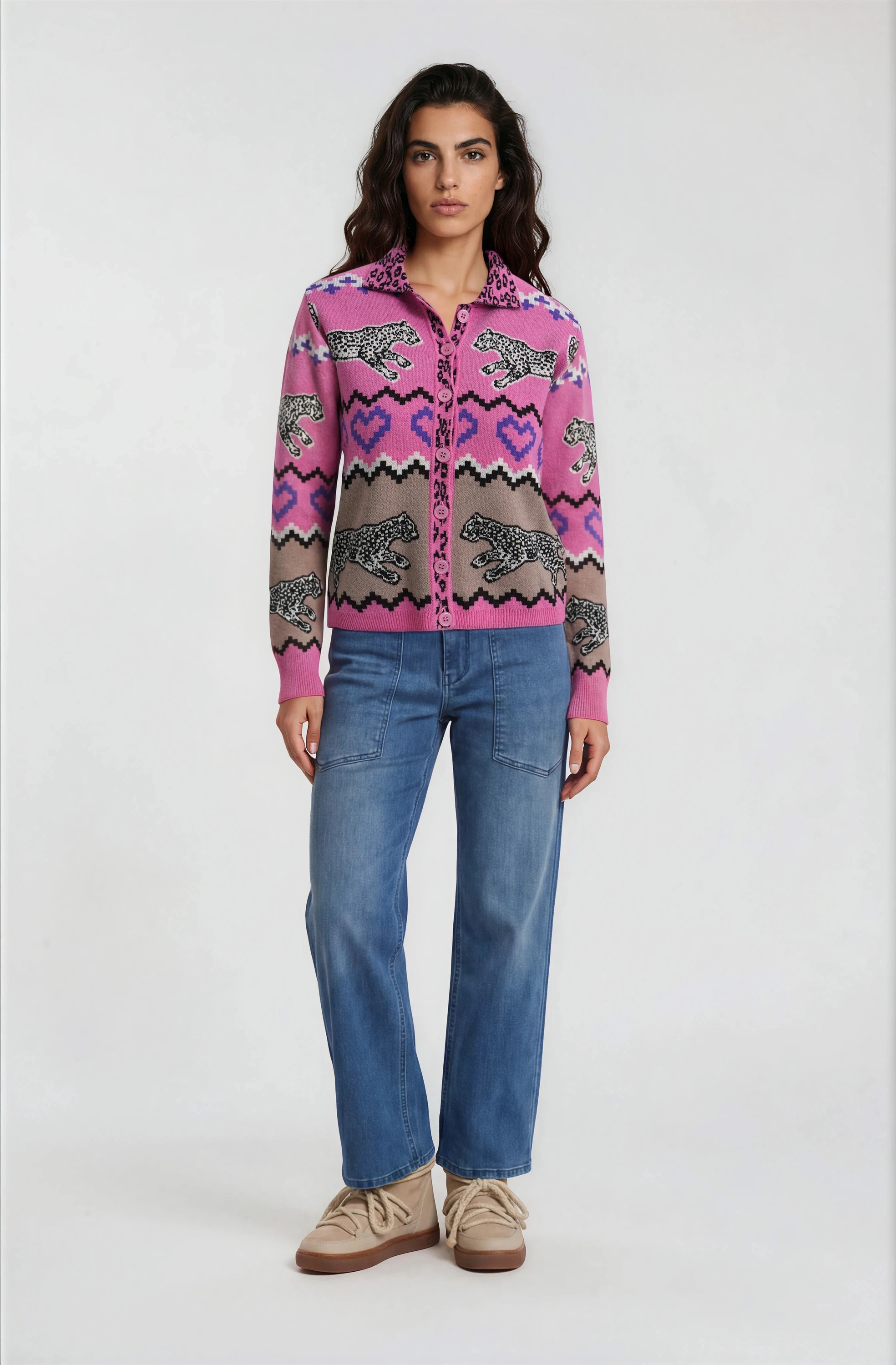 Milano Italy Strickjacke