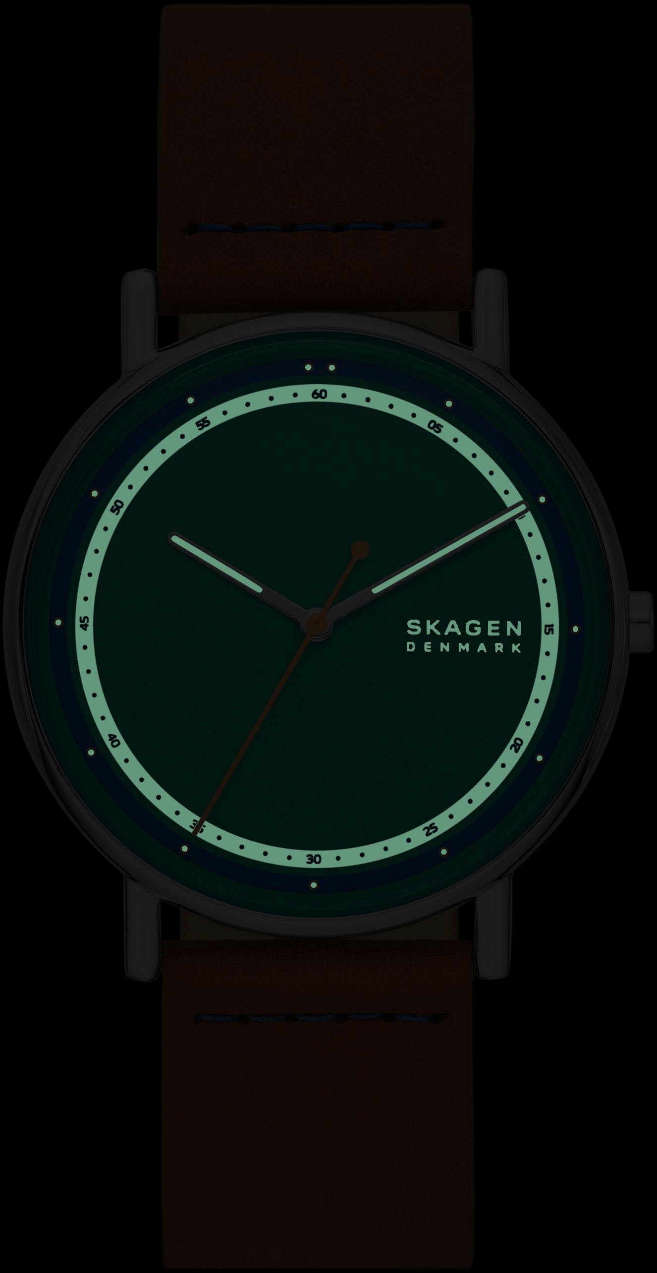 Skagen Quarzuhr »SIGNATUR, SKW6898«, Armbanduhr, Herrenuhr, analog