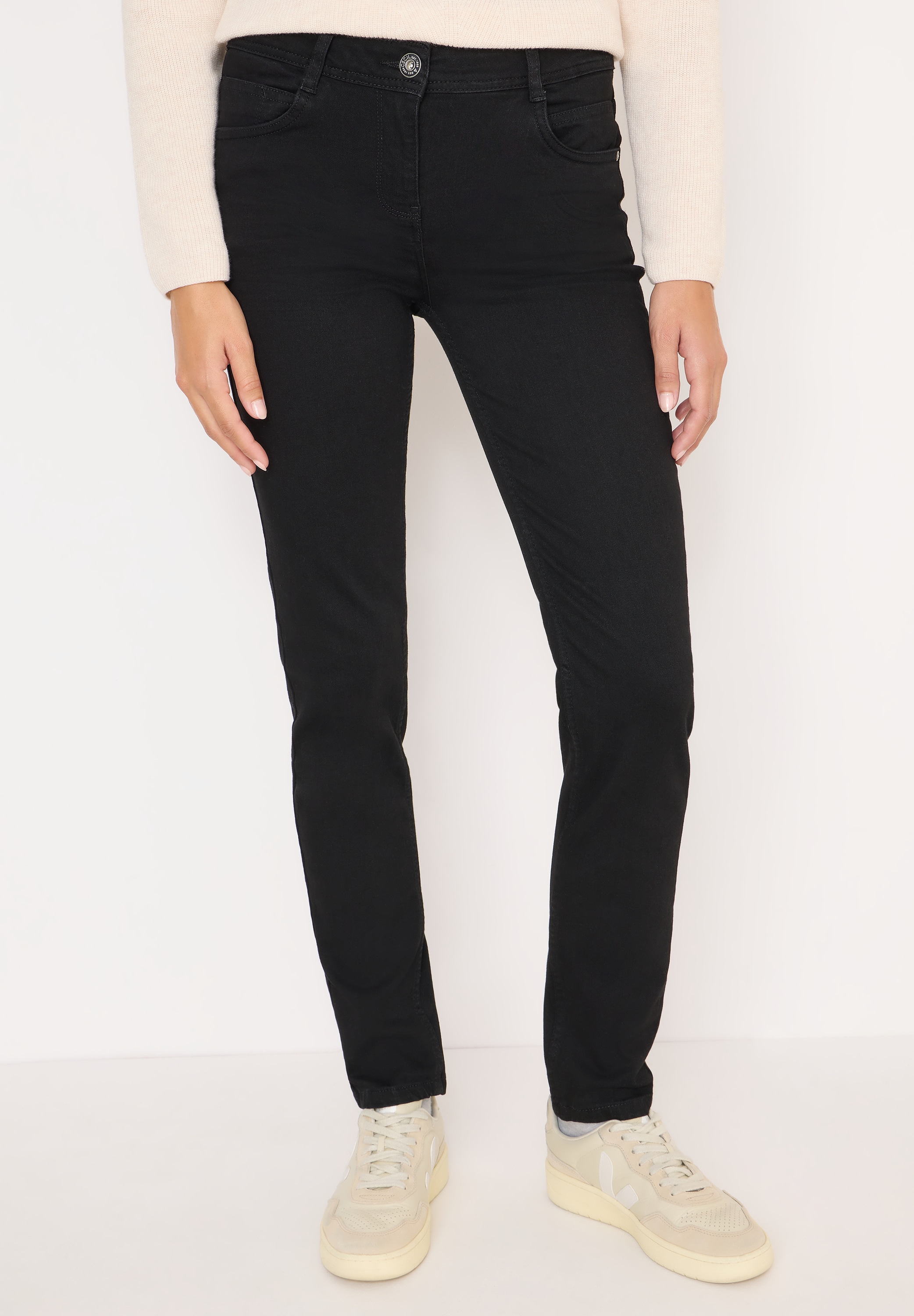 Cecil Slim-fit-Jeans, Middle Waist
