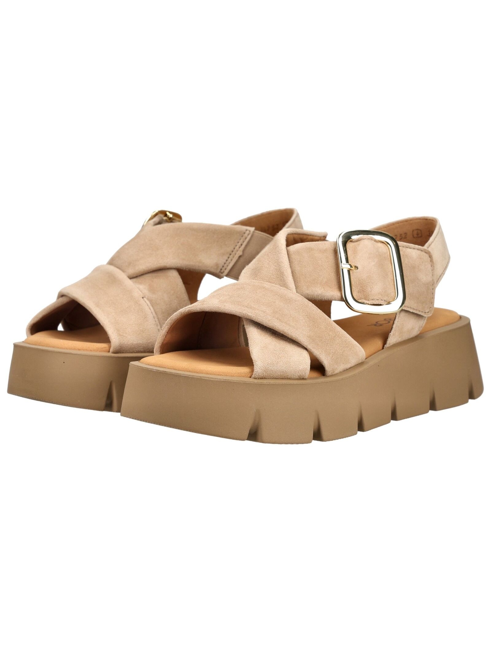 Gabor Plateau Sandals Women's Beige 37 3