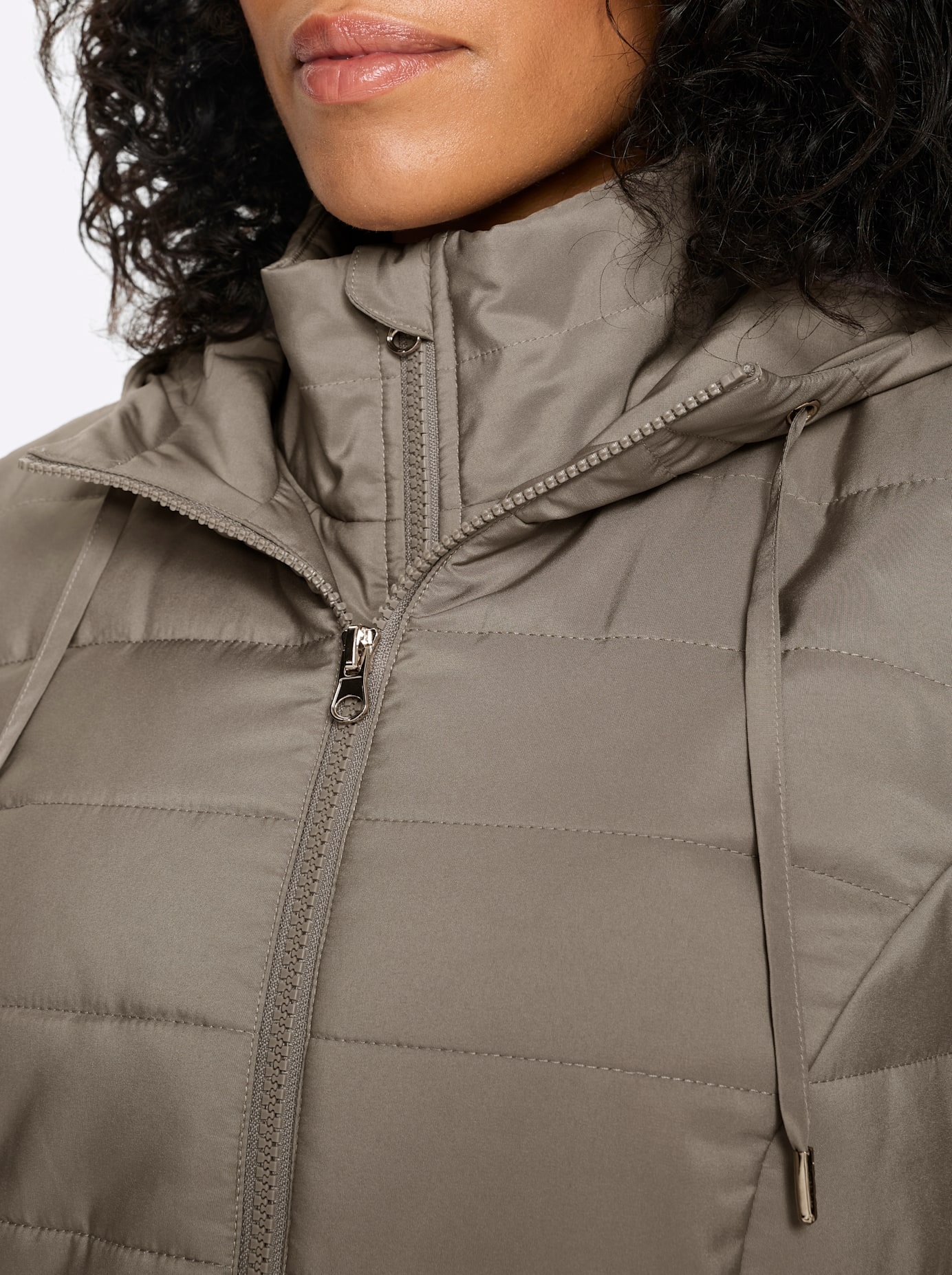 Classic Basics Langjacke mit Kapuze